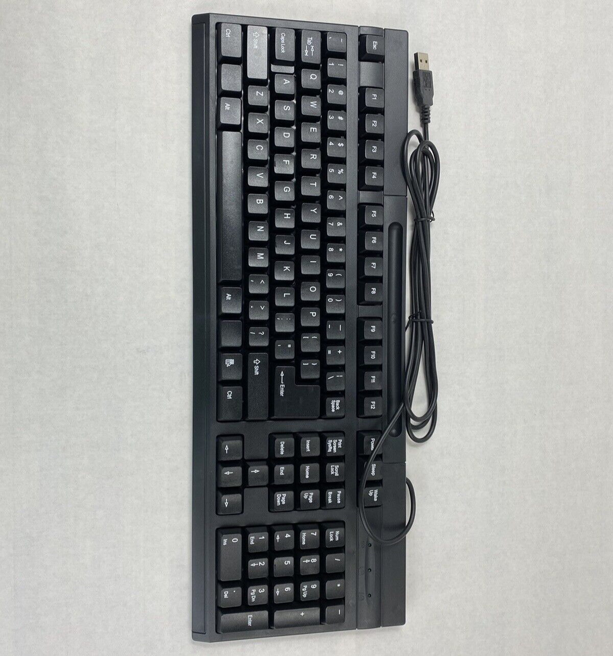 iMicro KB-US819EB Basic KB 107 Key Standard English Black