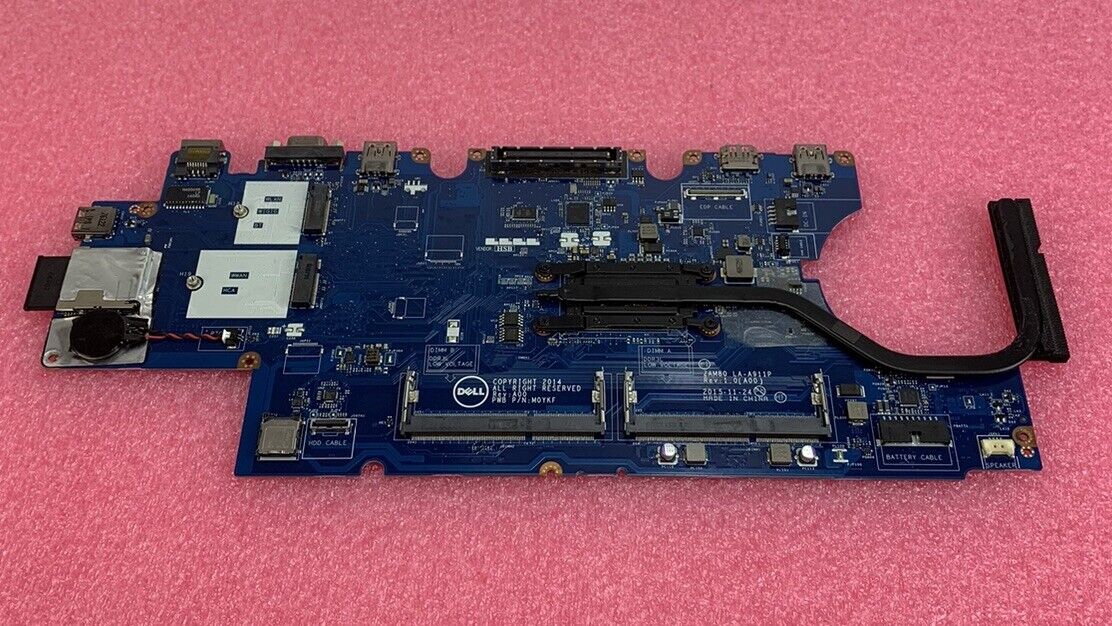 Dell W4CTJ Latitude E5550 Laptop Motherboard Intel Core i5-5300U 2.3GHz No RAM