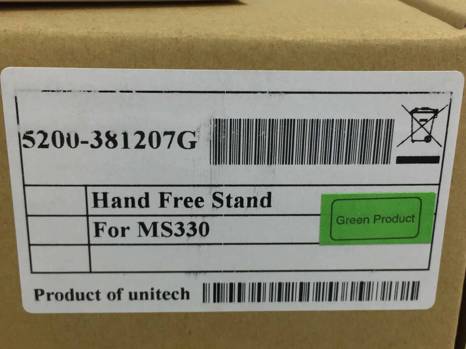 OEM  Unitech 5200-381207G  Stand for MS330