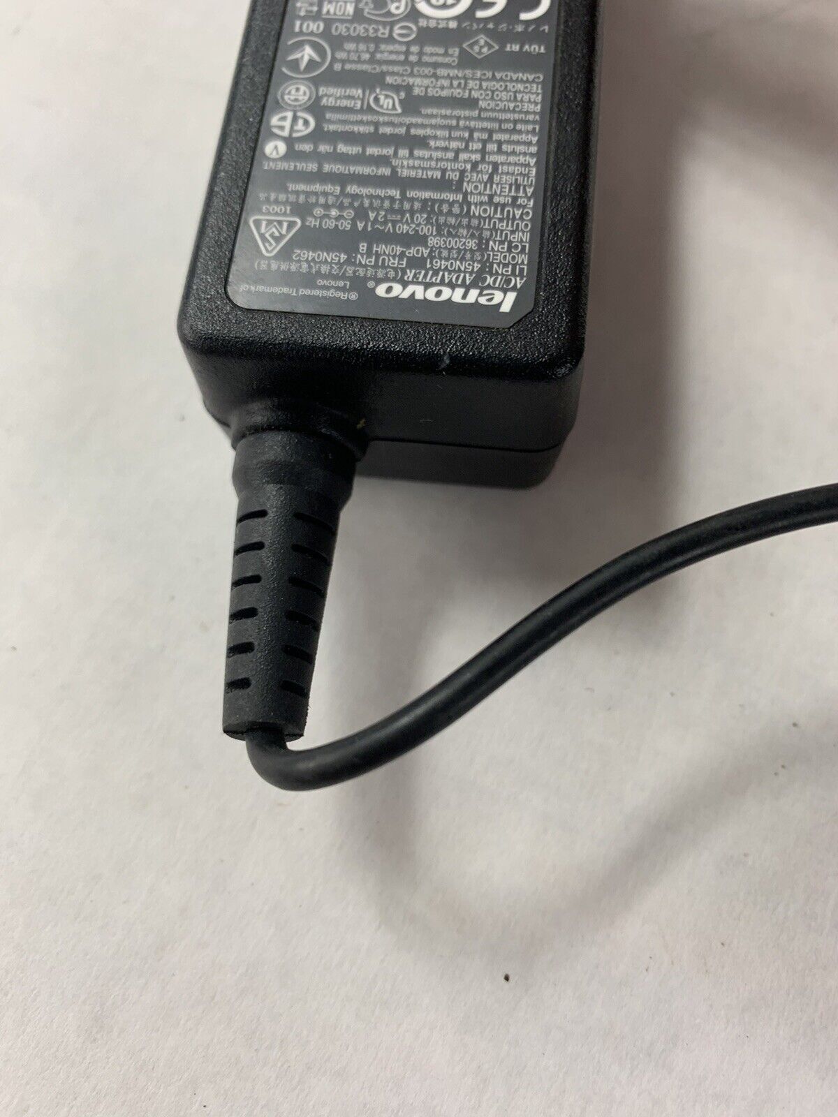 Lot of 5 Lenovo ADP-40NH B AC Power Adapter Charger