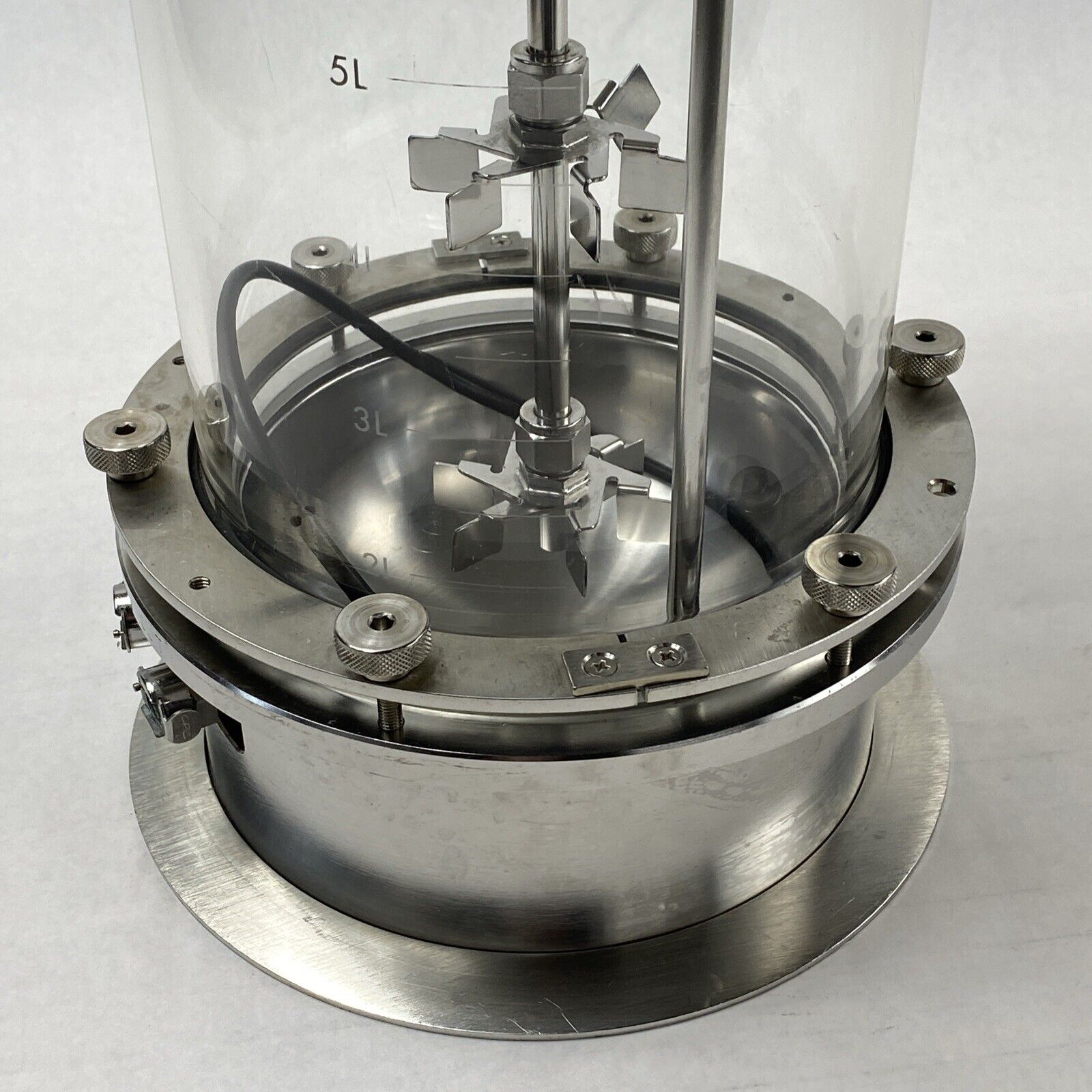 New Brunswick Scientific Q525700 5L Vessel Glass Bioreactor