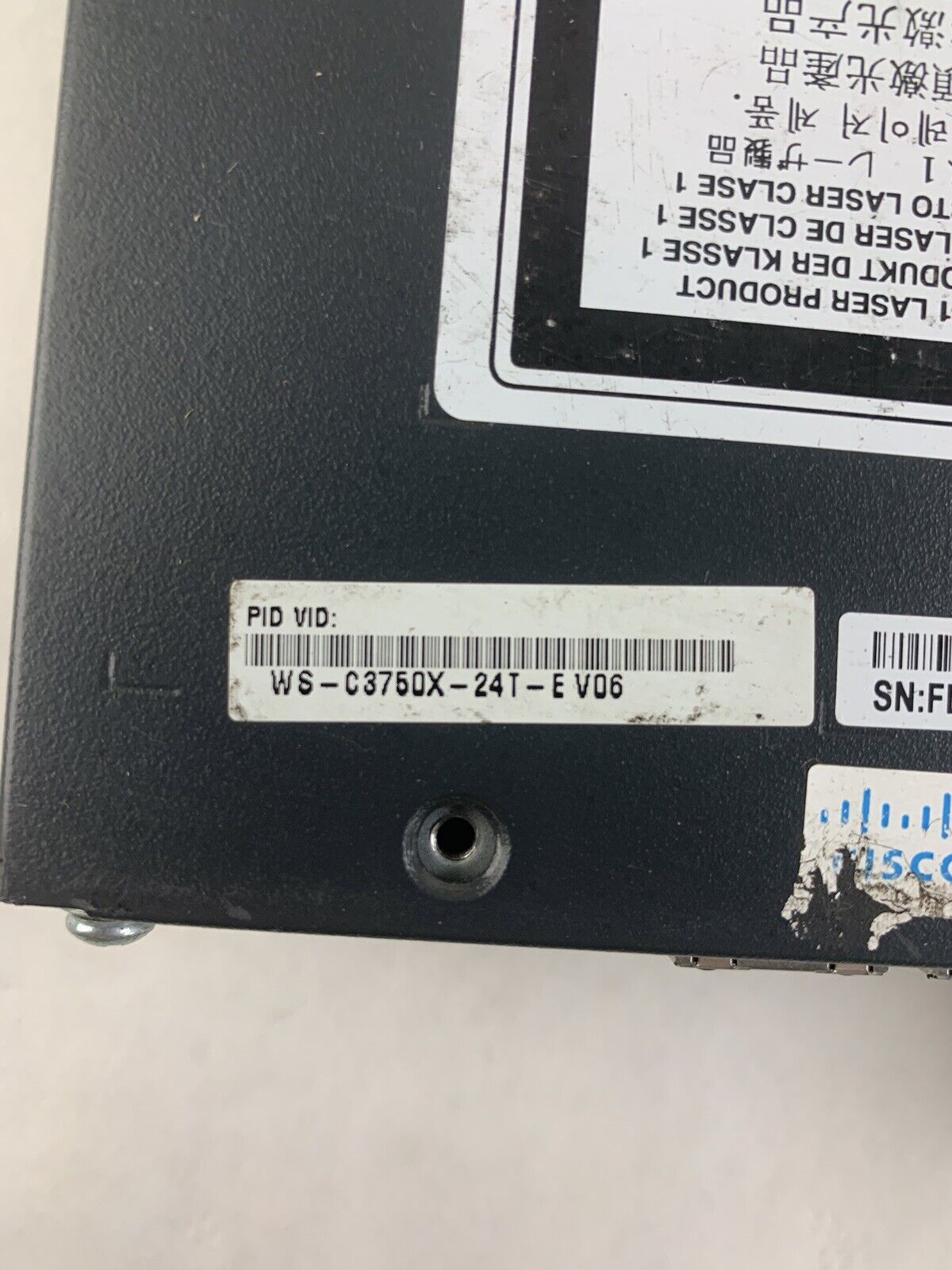 Cisco Catalyst X Series TNY-WS3750X-3560X J Network Managed Switch Tested