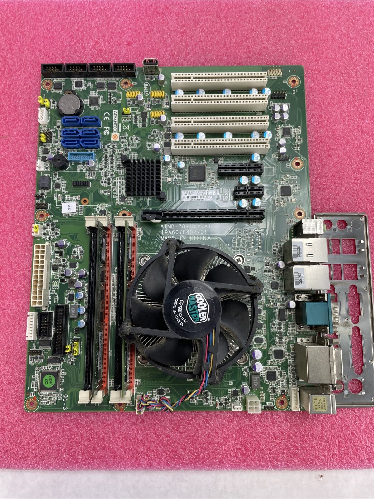 Advantech AIMB-784 Motherboard Intel Core i5-4570s 2.9GHz 8GB RAM w/Shield