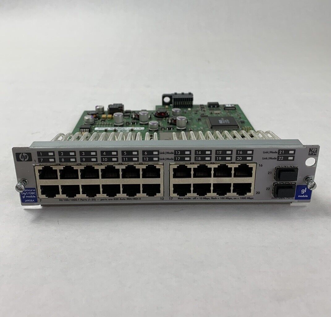 HP Procurve J4908A 20 Port Gigabit Switch Module