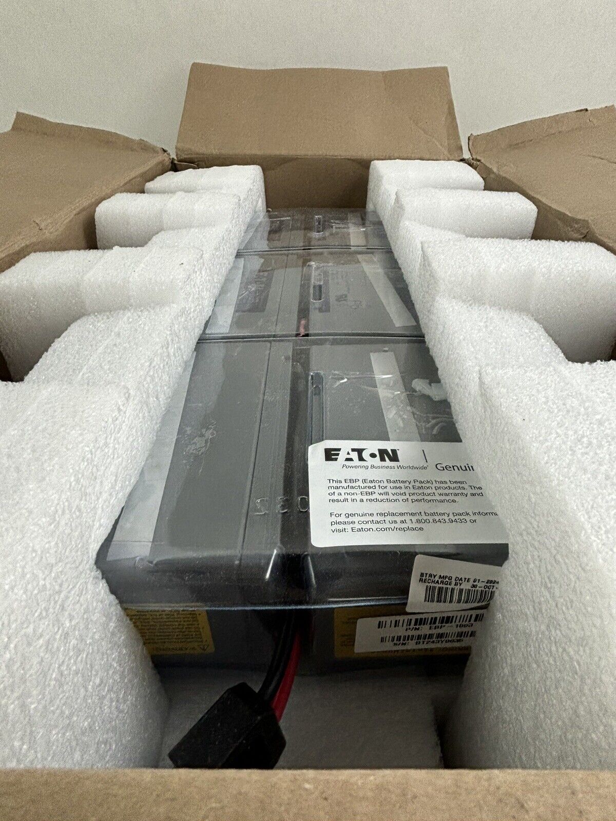 Eaton EBP-1003 5PX Replacement Battery Pack Box Opened MFG 01/24 Recharge 10/24