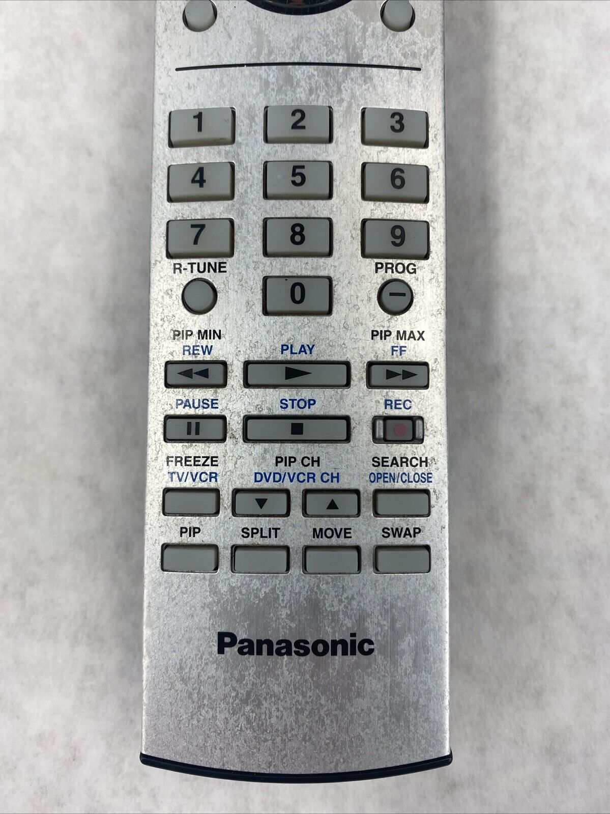 Panasonic EUR7627Z10 UR76EC2703–1 TV VCR DVD Remote Control Genuine OEM