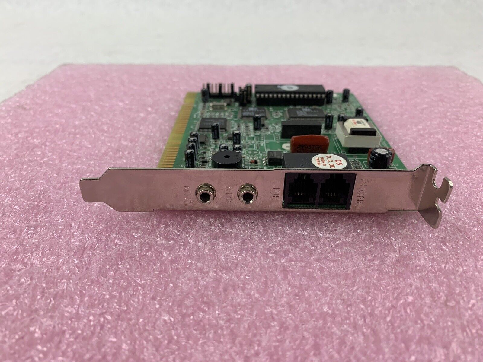 V1456VHQ-R5 8 bit ISA card 56k Dial Up Modem