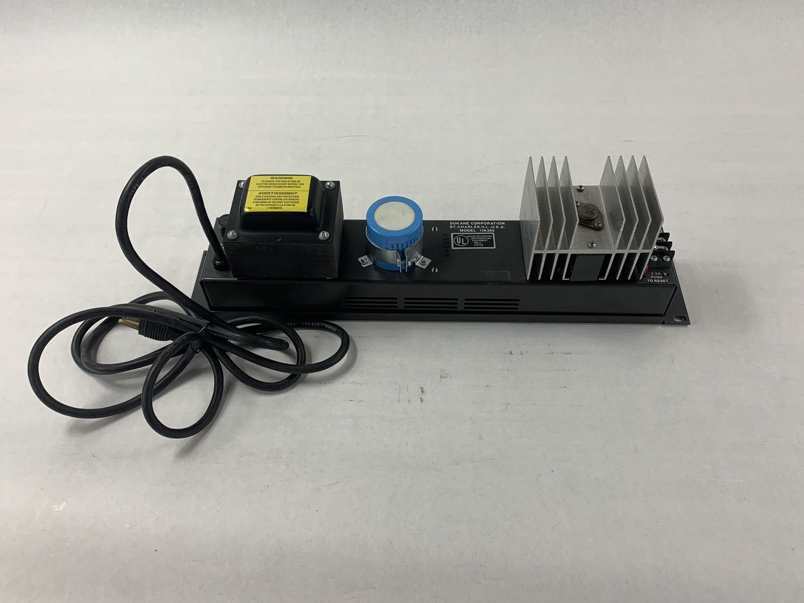 Dukane 17A365 Power Supply 288548 105/125 Volts 50/60 170 Watts