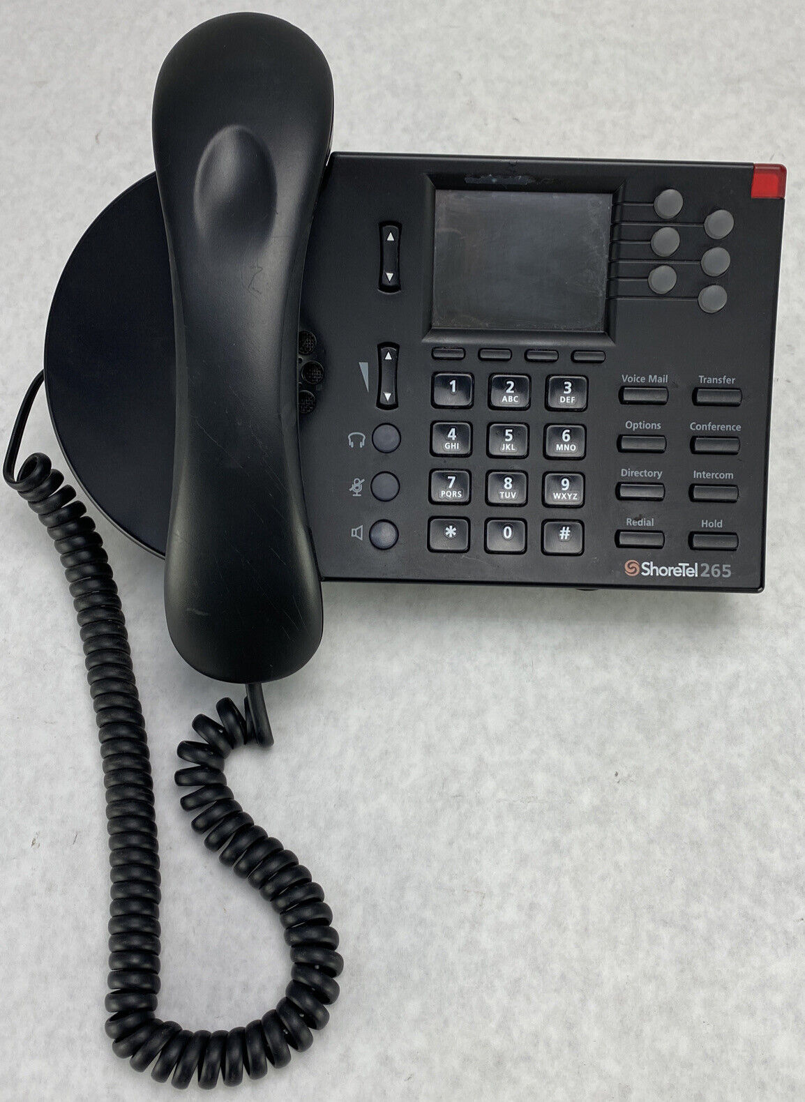 ShoreTel 265 Shorephone IP 265 10 VoIP Phone 6 Line Display w/ Stand + Handset