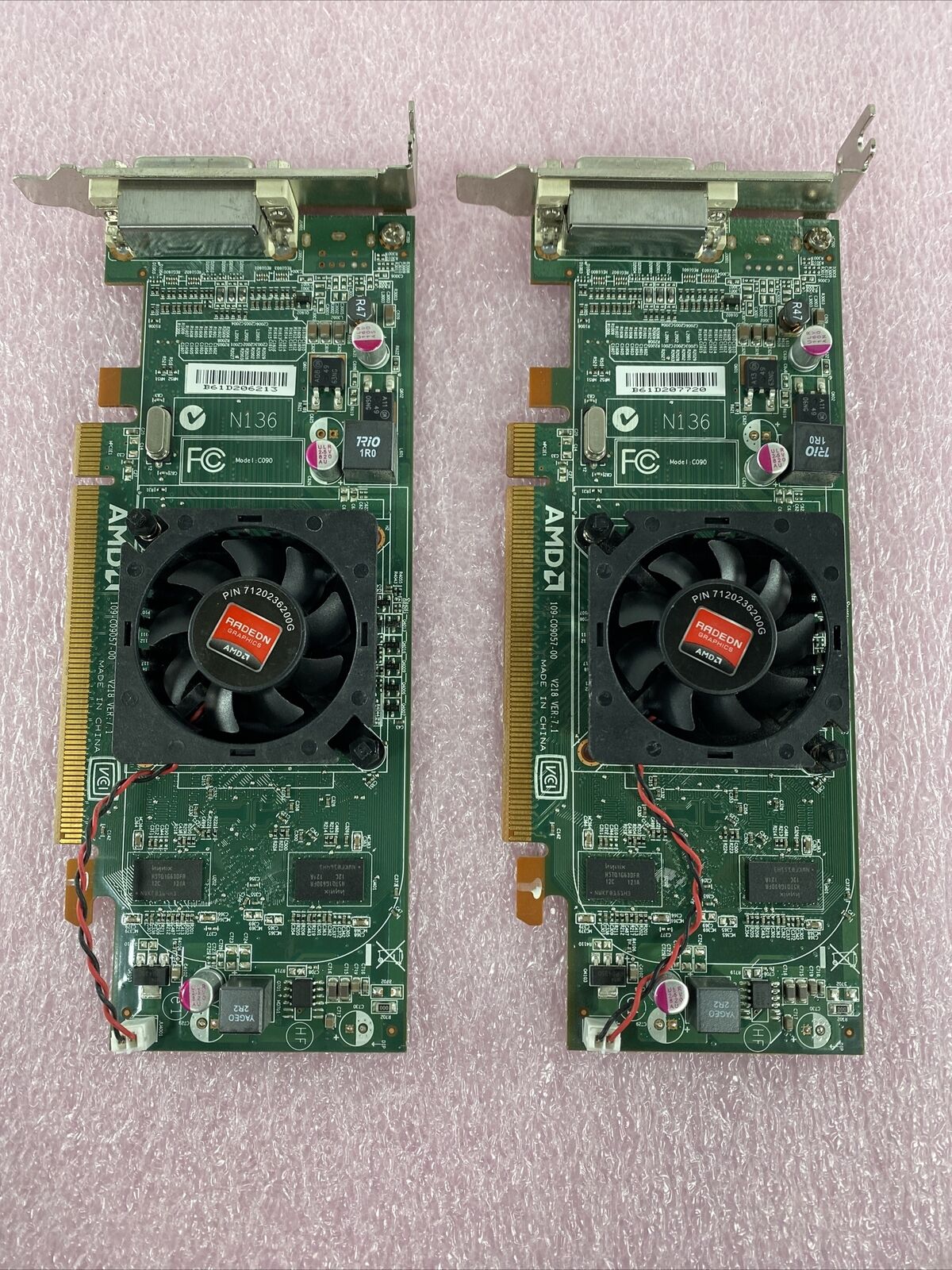 Dell 01CX3M 512MB ATI Radeon HD6350 DMS-59 Video Cards 109-C09057-00 (Lot of 6)