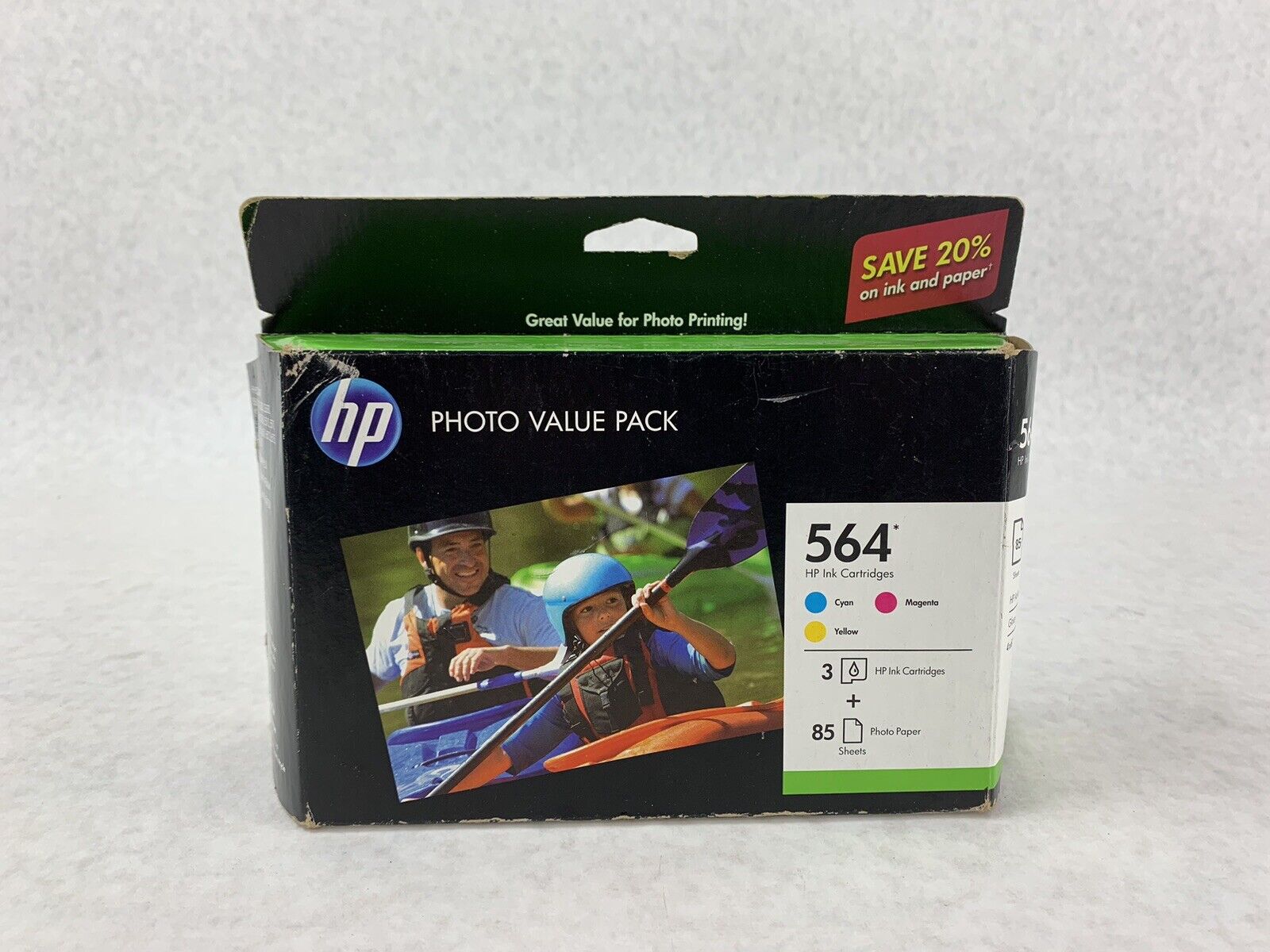 HP 564 Cyan Magenta Yellow Sealed Combo Pack Ink Cartridges Exp 2014