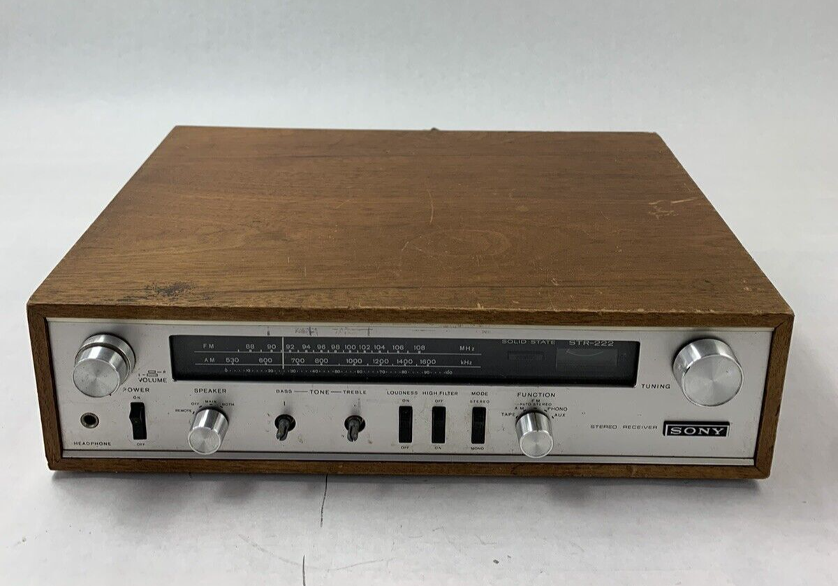 Sony 85961 FM Stereo/ FM-AM Receiver STR-222