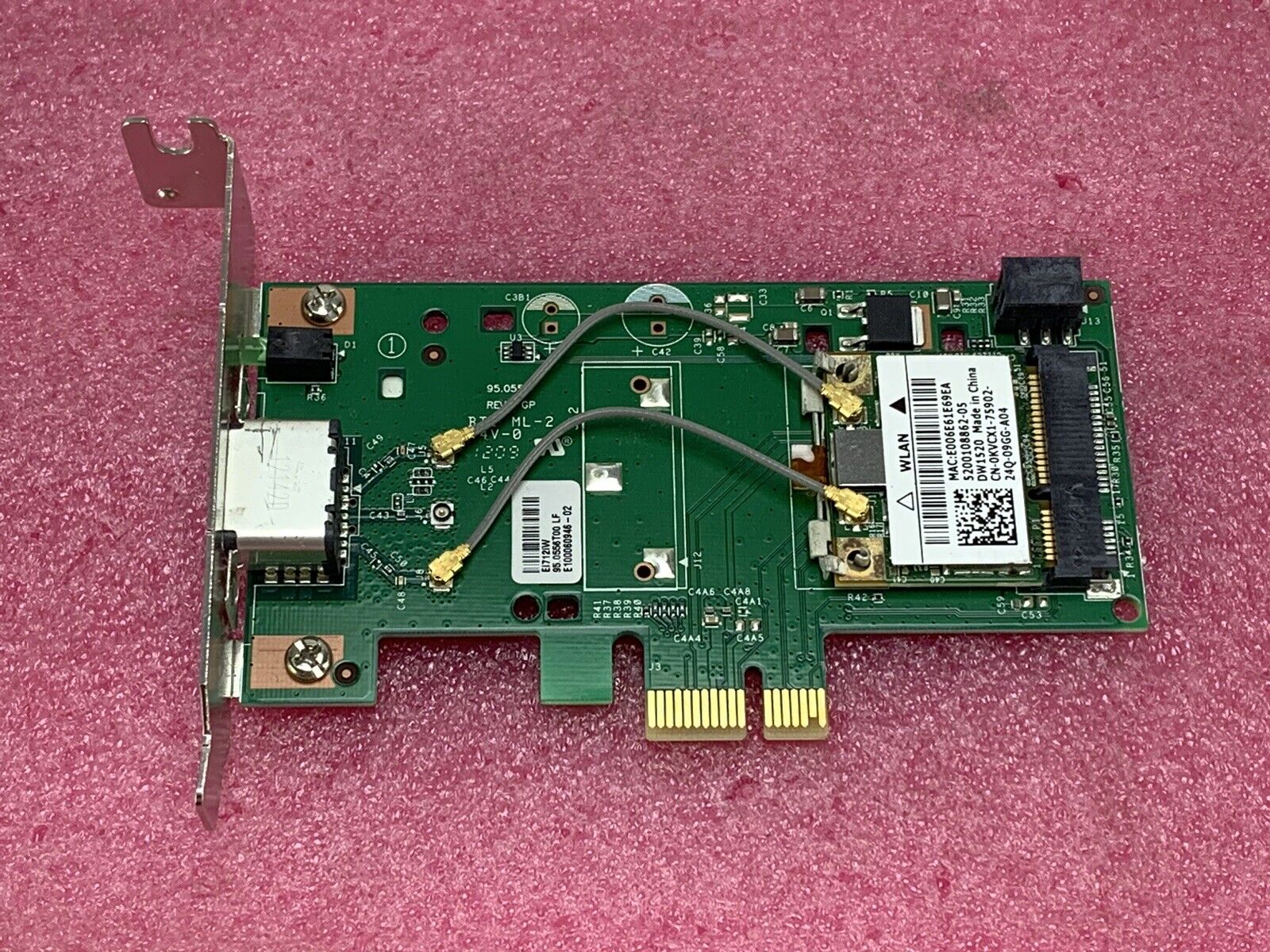 Genuine Dell Broadcom BCM943224HMS PCI-e WiFi Wireless Adapter Card 8VP82