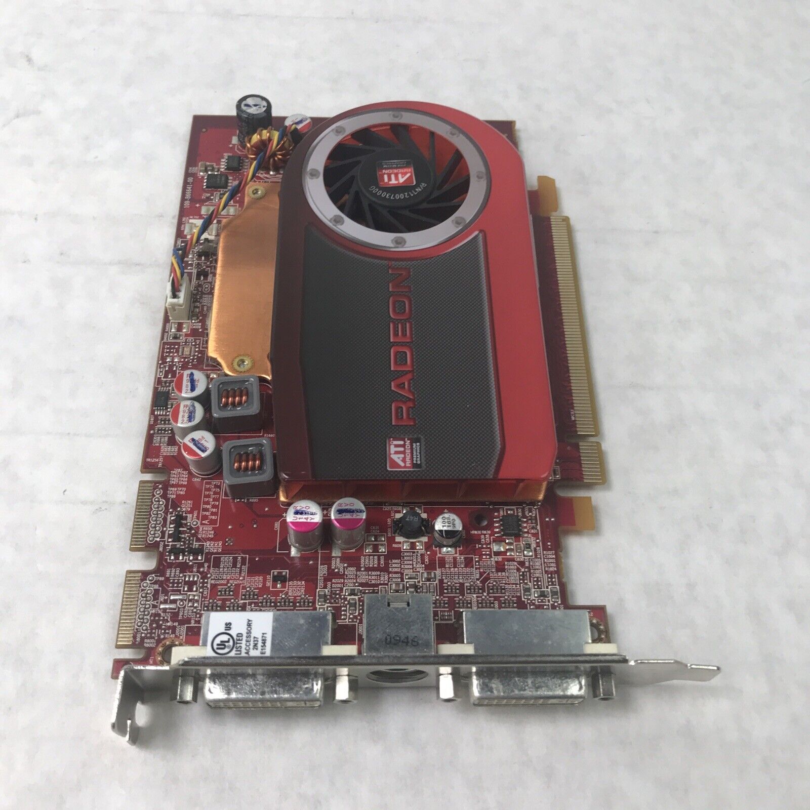 Dell M639J ATI Radeon ATI-102-B66603 512MB PCI-E Graphics Card 2x DVI-I