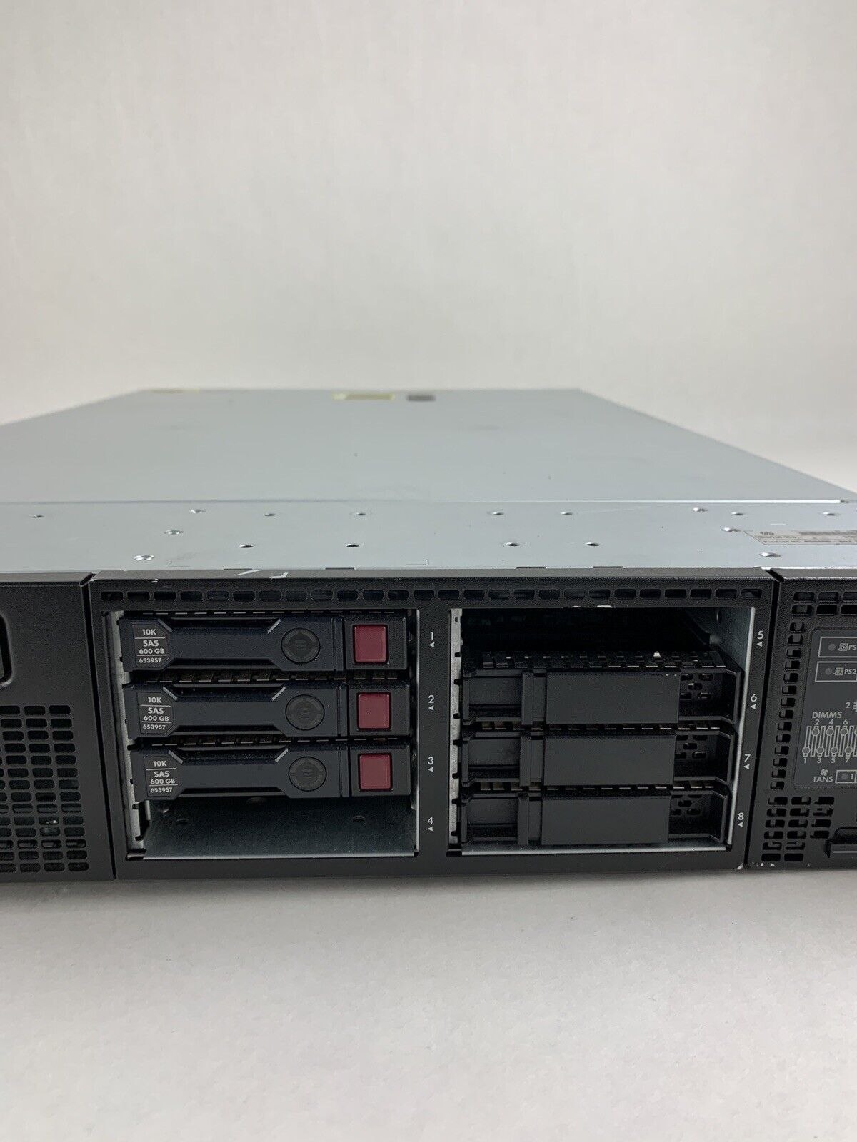 HP ProLiant DL380p Gen8 Server 2x E5-2630 2.3 GHz 48 GB RAM NO HDD NO OS