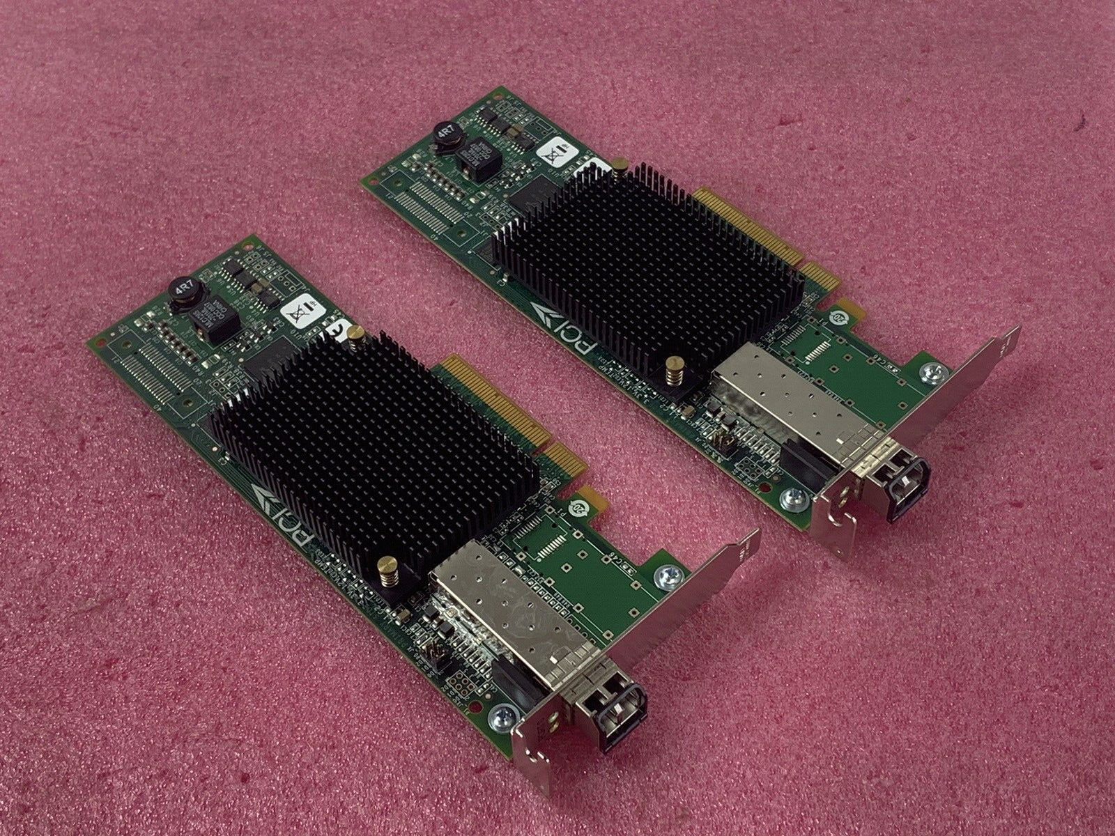 Lot of (2) HP AJ762A 489192-001 AJ762-63002 LPE12000 81E 8GB PCI-E HBA Fiber LoP