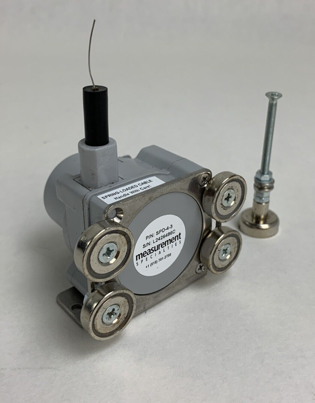 Measurement Specialties SPD-4-3 Rope Displacement Sensor Position Broken Tether