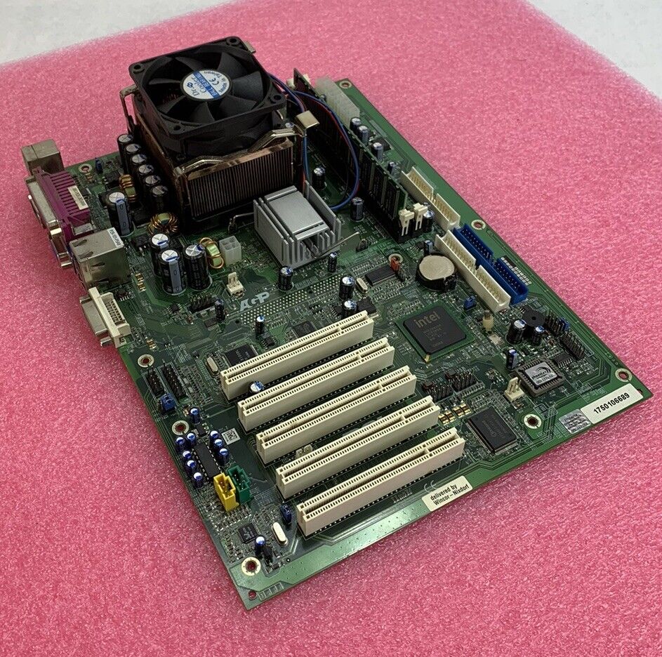 Wincor Nixdorf i845-C8736XP Motherboard Intel Pentium 4 2GHz 1GB RAM No Shield