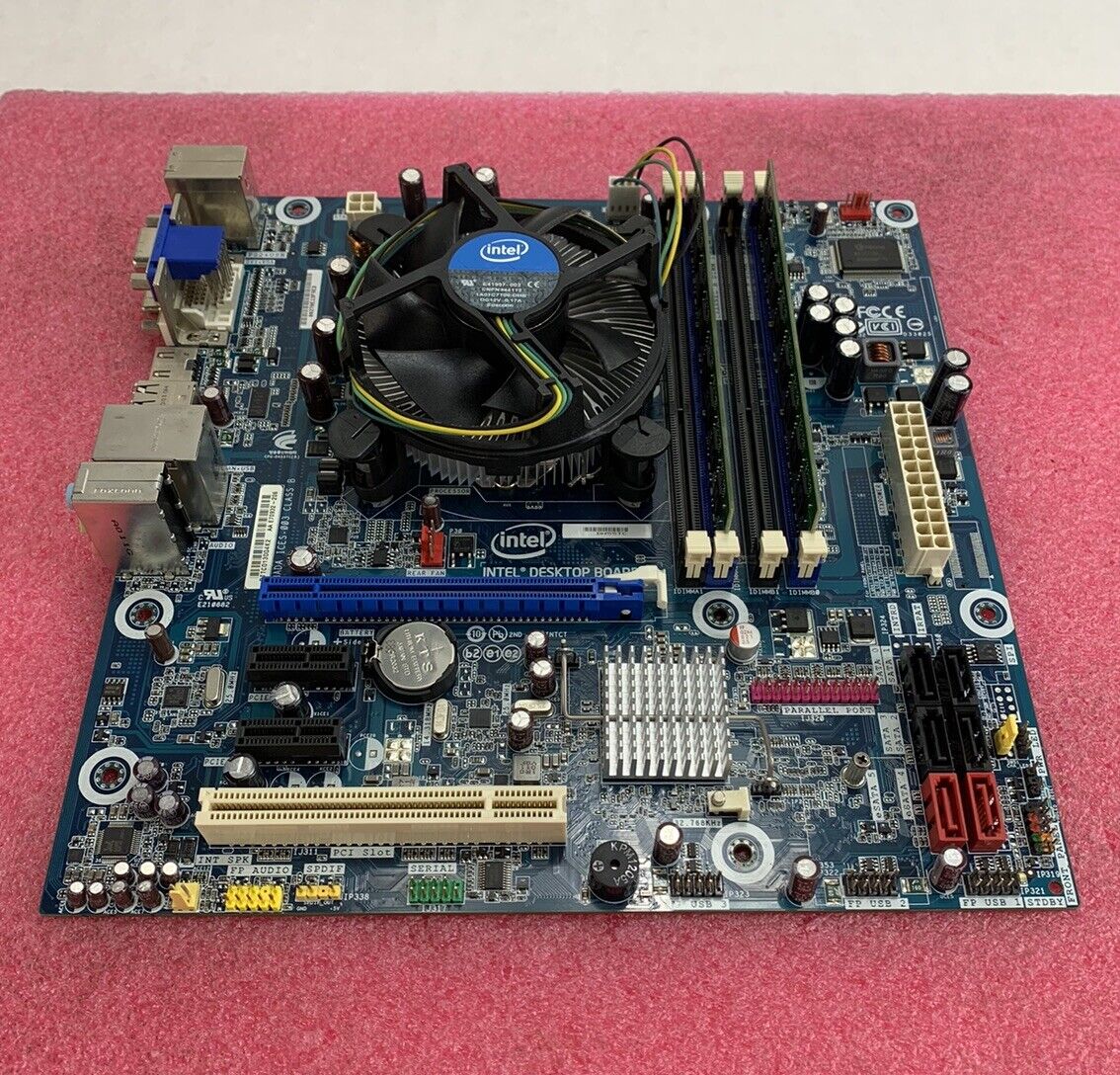 Intel DH55TC Motherboard Intel i5-650 4GB RAM W/ I/O Shield