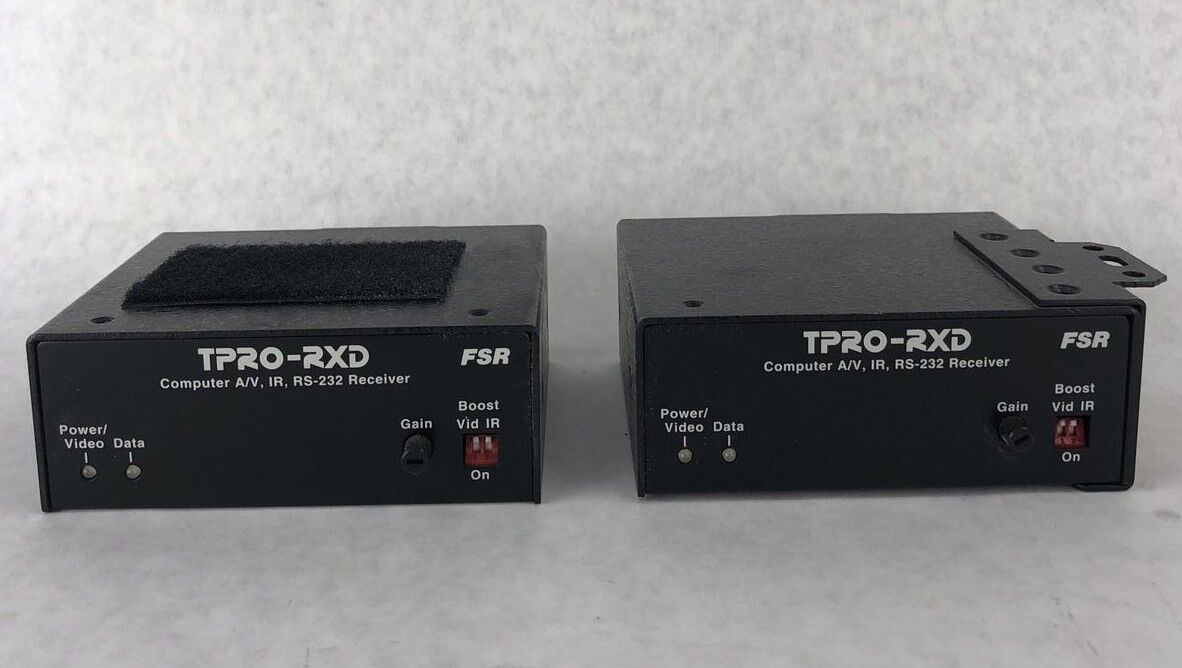 TPRO-RXD Computer A/V IR RS-232 Receiver (Lot of 2)