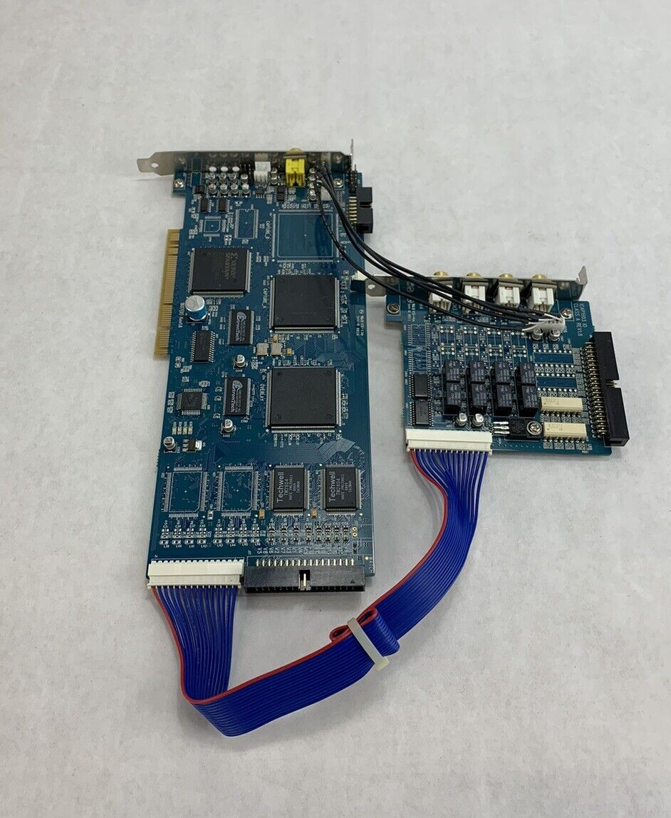 Xilinx Spartin Video Control Board XC2S150E 1607(B) Rev 1.6 w/ Sister Board 1.8