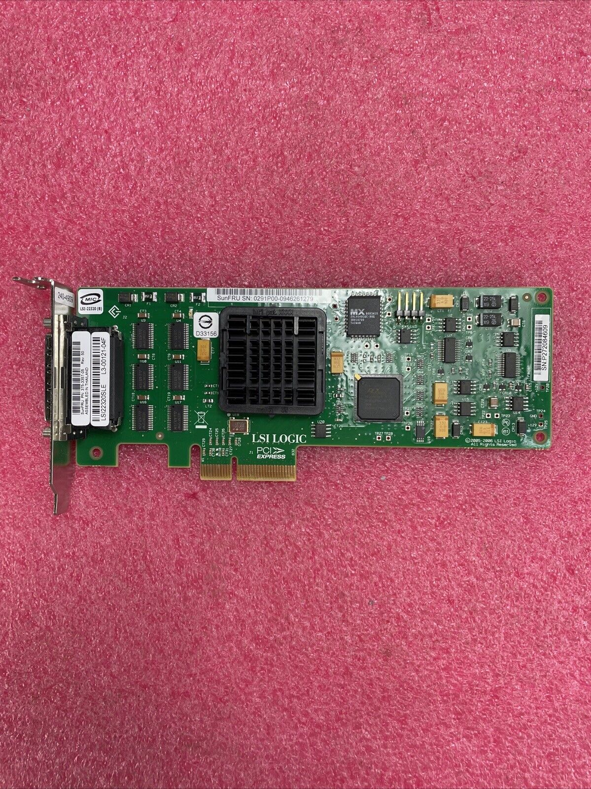 Sun 375-3357 LSI Logic LSI22320SLE PCI-E Dual SCSI Ultra320