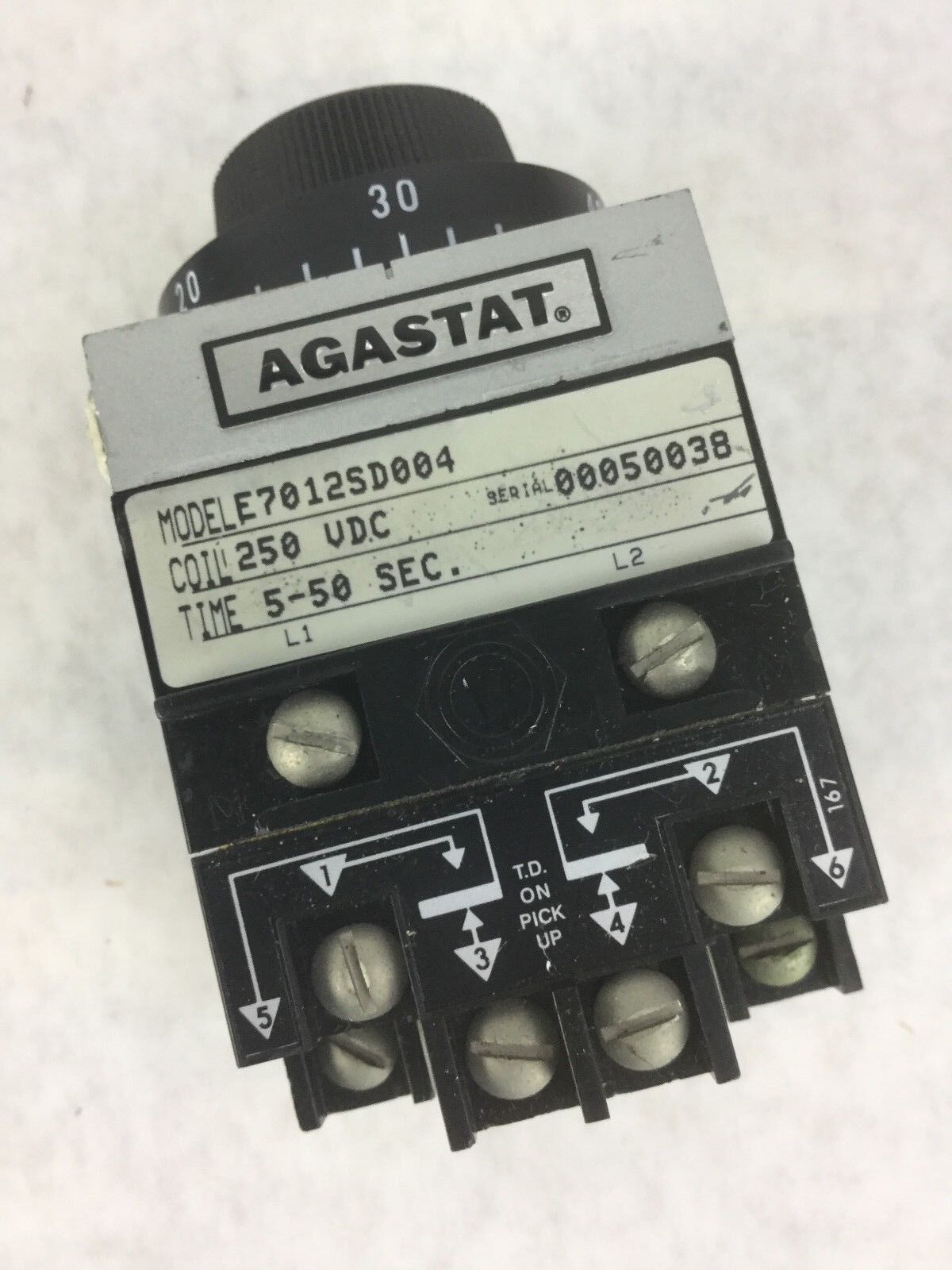 Agastat E7012SD004 Relay