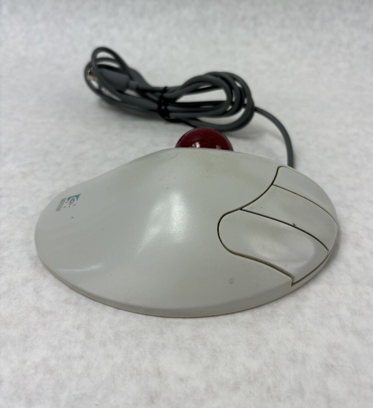 Logitech Trackman Marble T-CH11 TESTED & WORKING Computer Mouse Trackball Tested