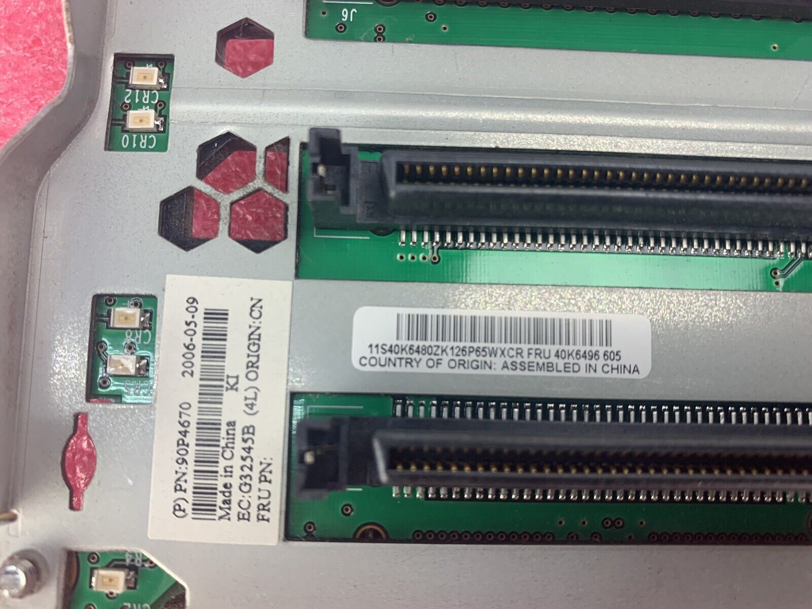 IBM 90P4670 xSeries 346 SCSI Backplane 40K6496