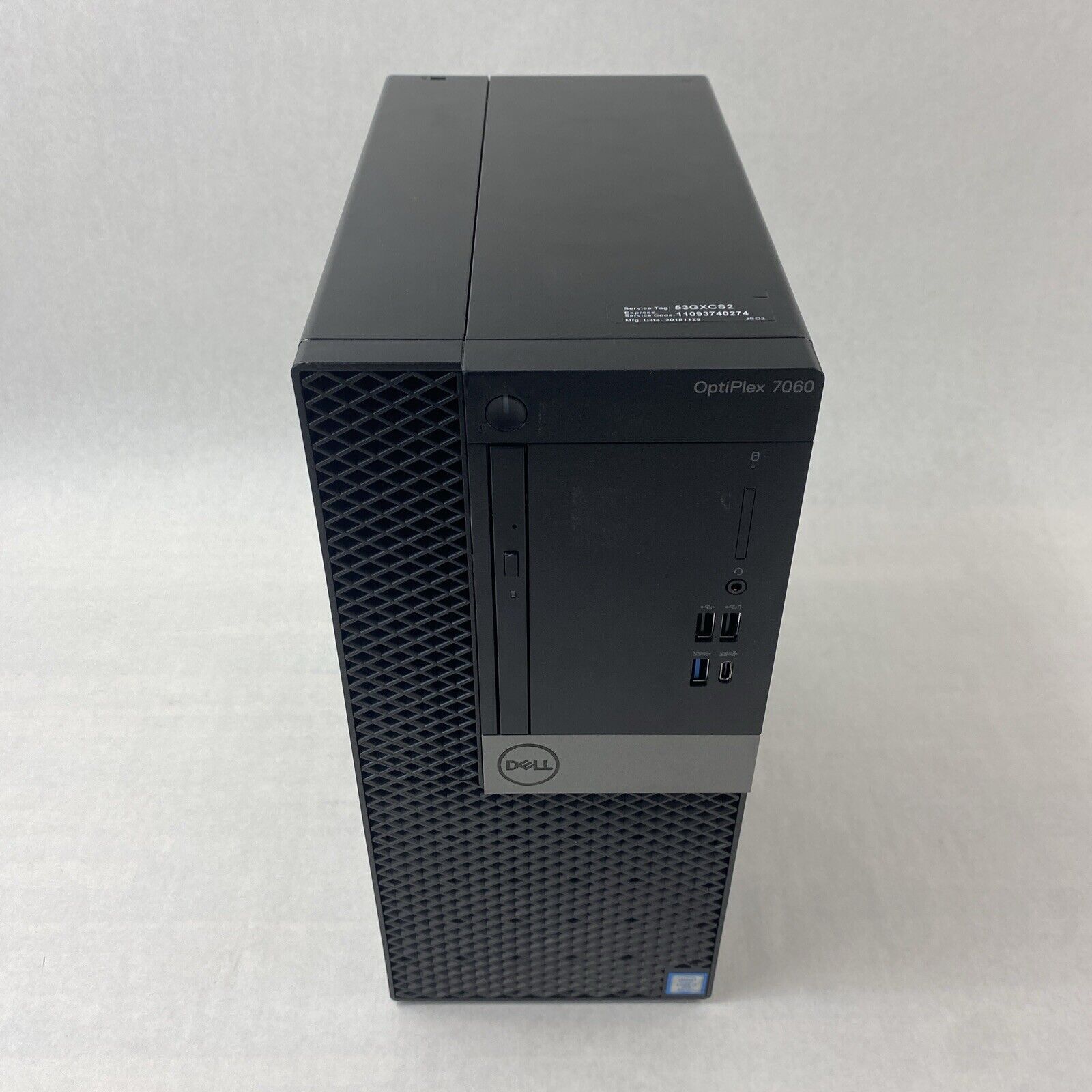 Dell OptiPlex 7060 SFF Intel Core i7-8700 3.2 GHz 8GB RAM No HDD No OS