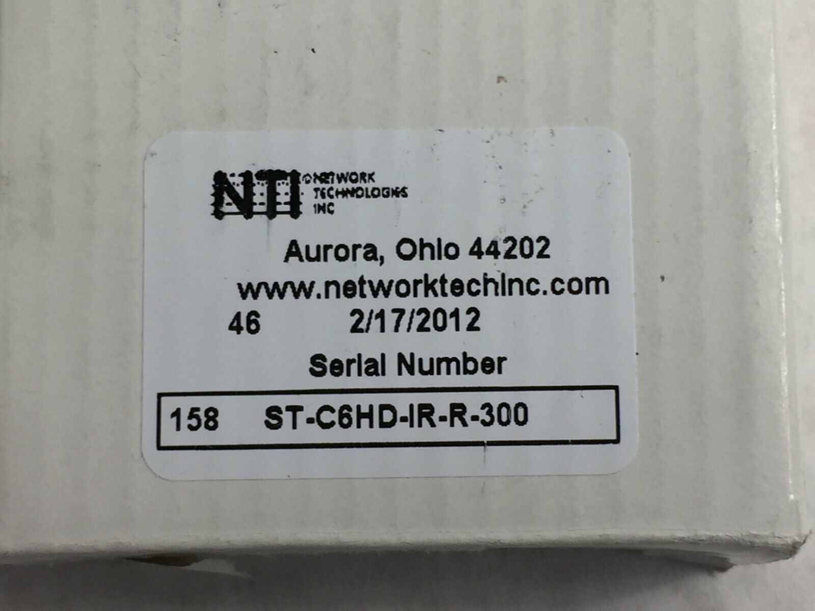 NTI ST-C6HD-IR-R-300 Xtendex Remote Unit Only