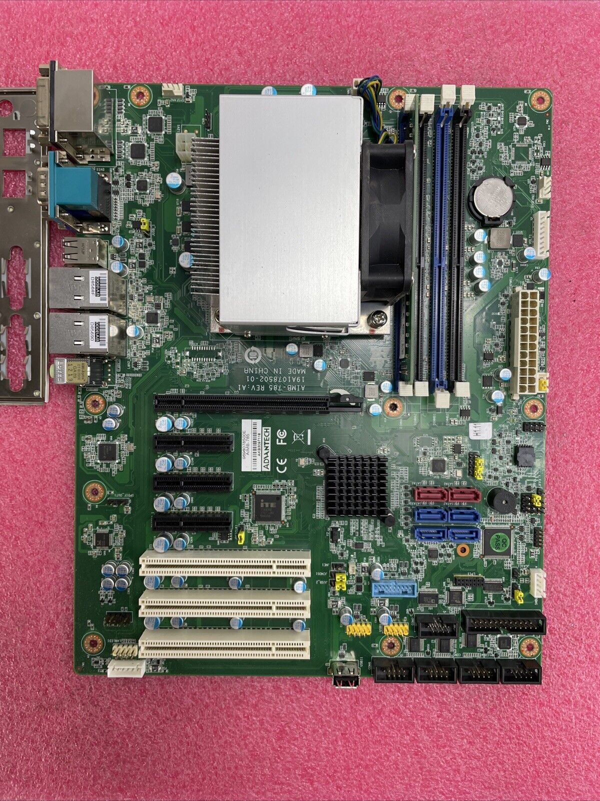 Advantech AIMB-985 Motherboard Intel Core i7-6700 3.4GHz 8GB RAM w/Shield