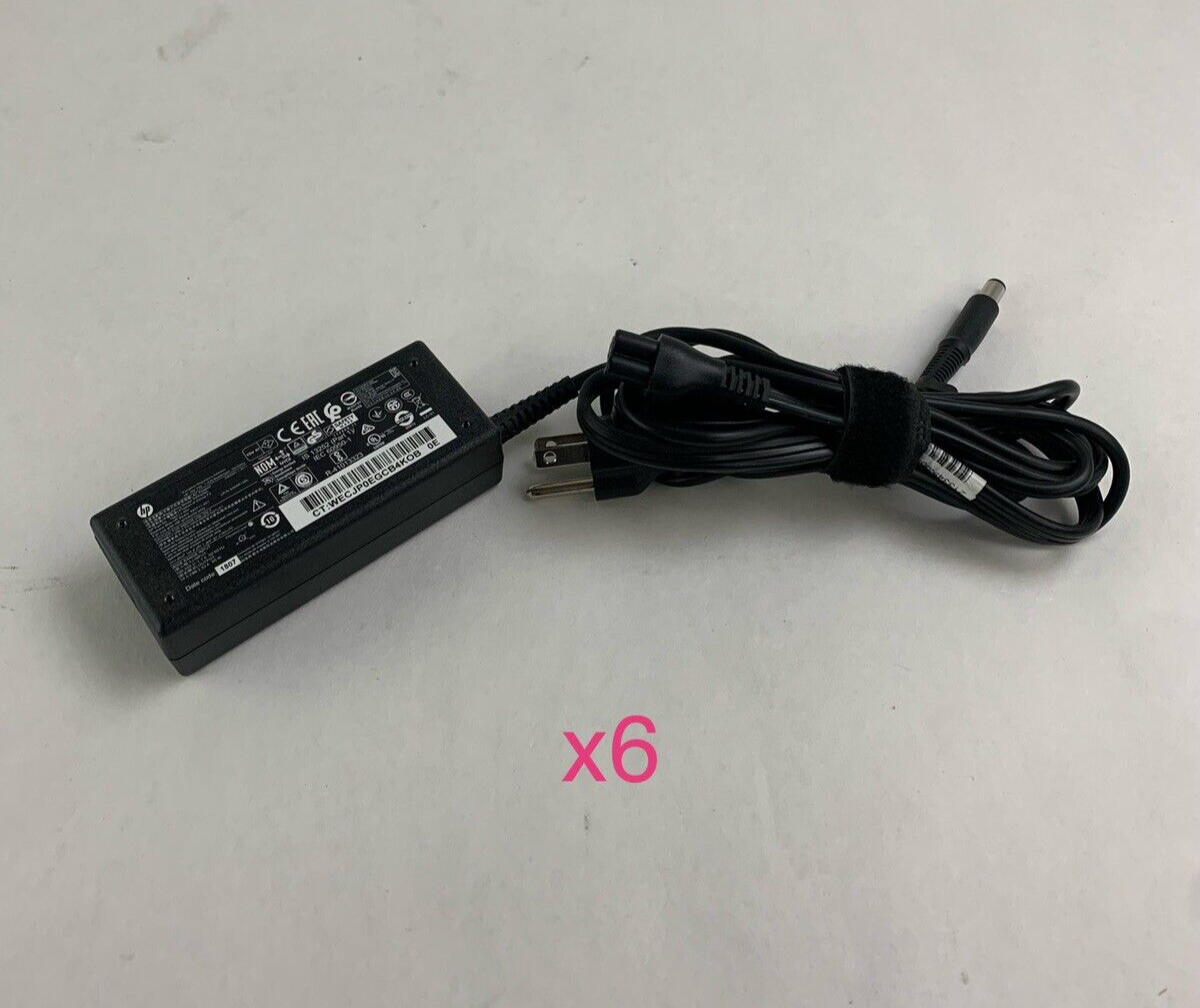 Lot of 6 HP PPP009C Laptop Charger 19.5V Adapter 65W