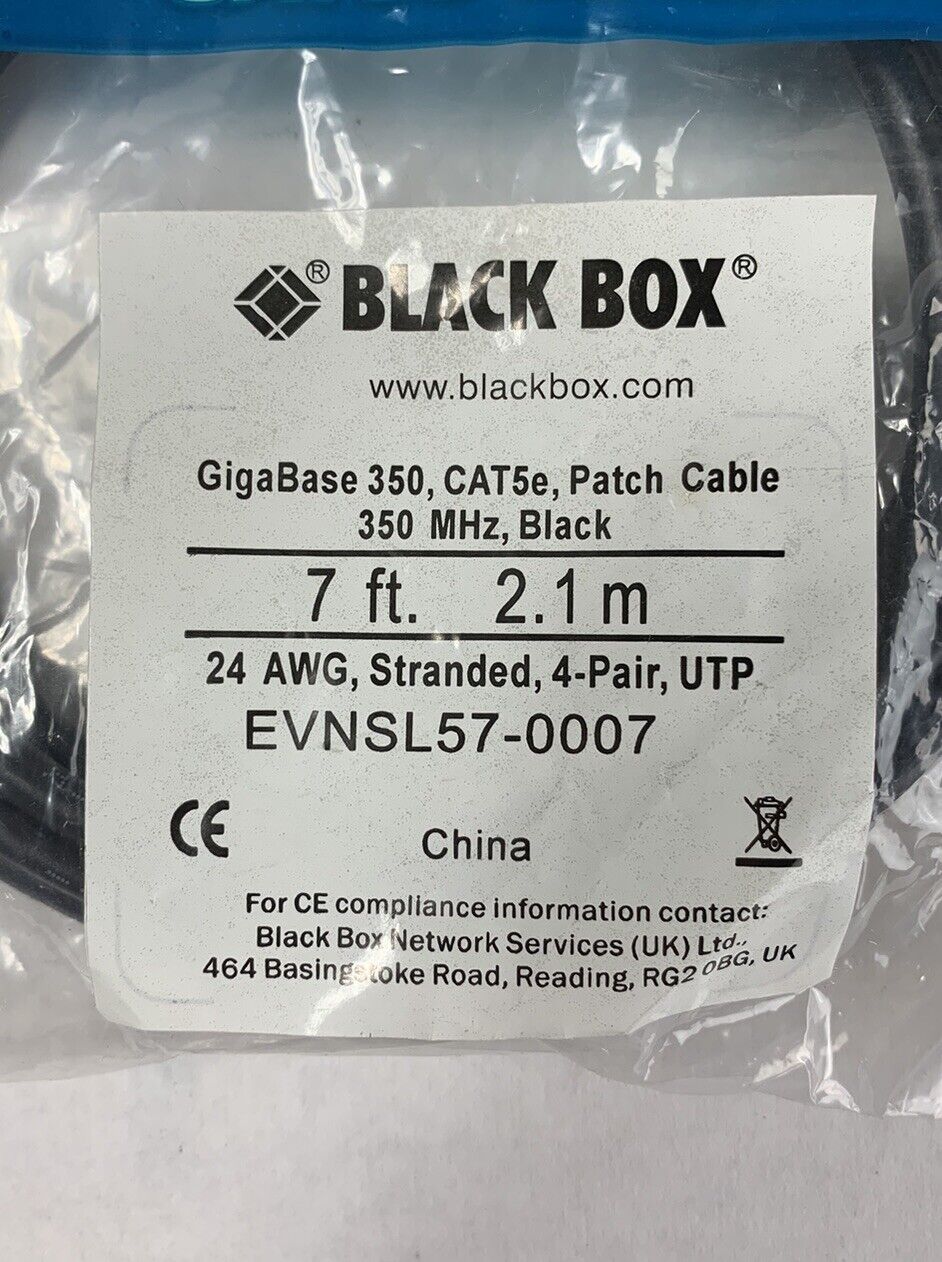 Black Box EVNSL57-0007 GigaBase 350 CAT5E 350 Mhz (Lot of 4)