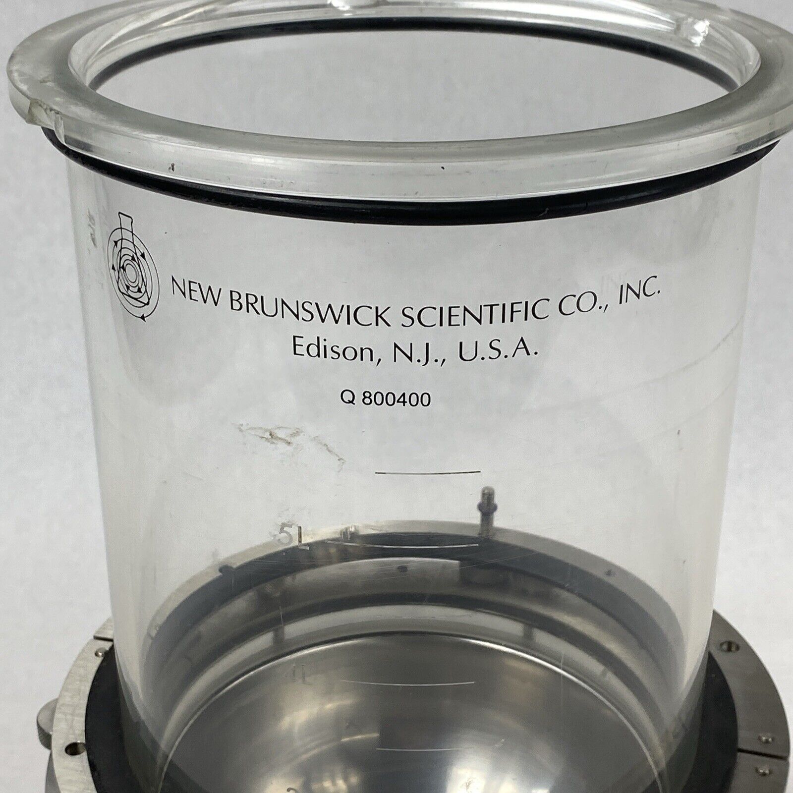 New Brunswick Scientific Q800400 5L Liter Glass Vessel Bioreactor