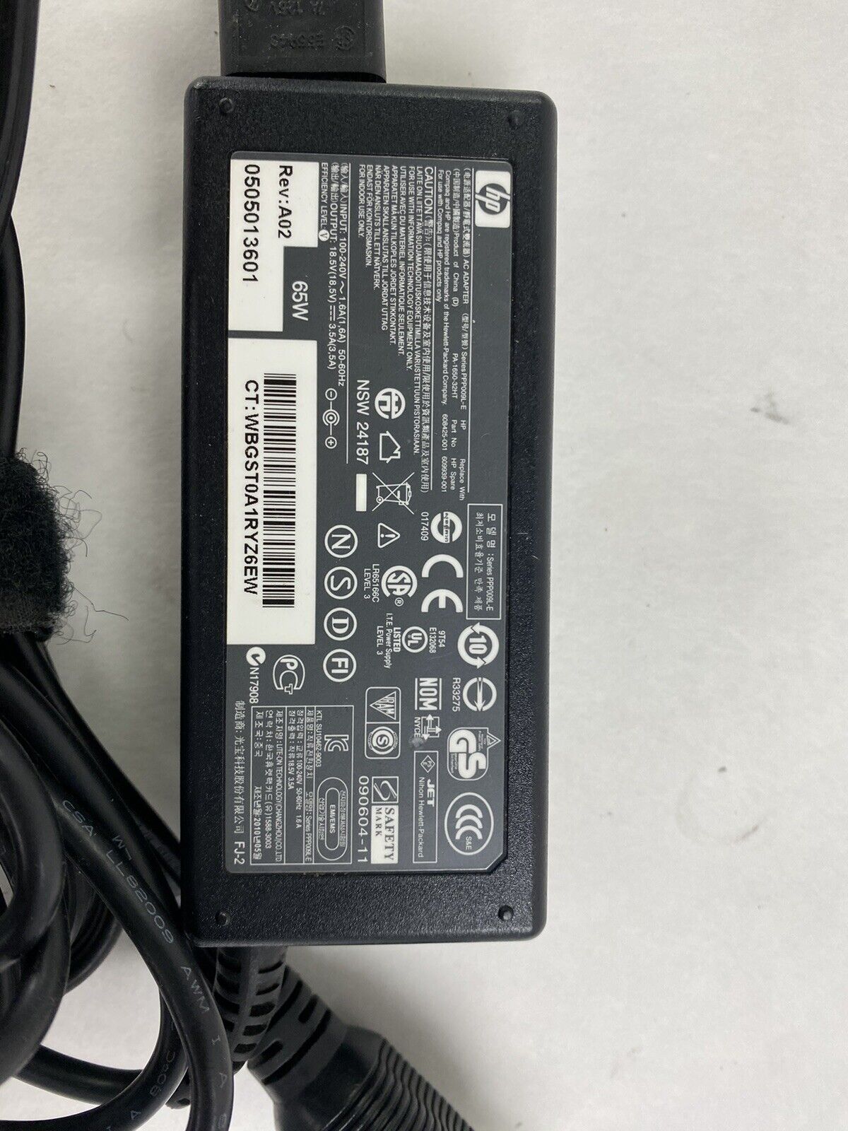 Lot of 5 HP PPP009-LE PPP009-D PPP009-L OEM AC Adapter