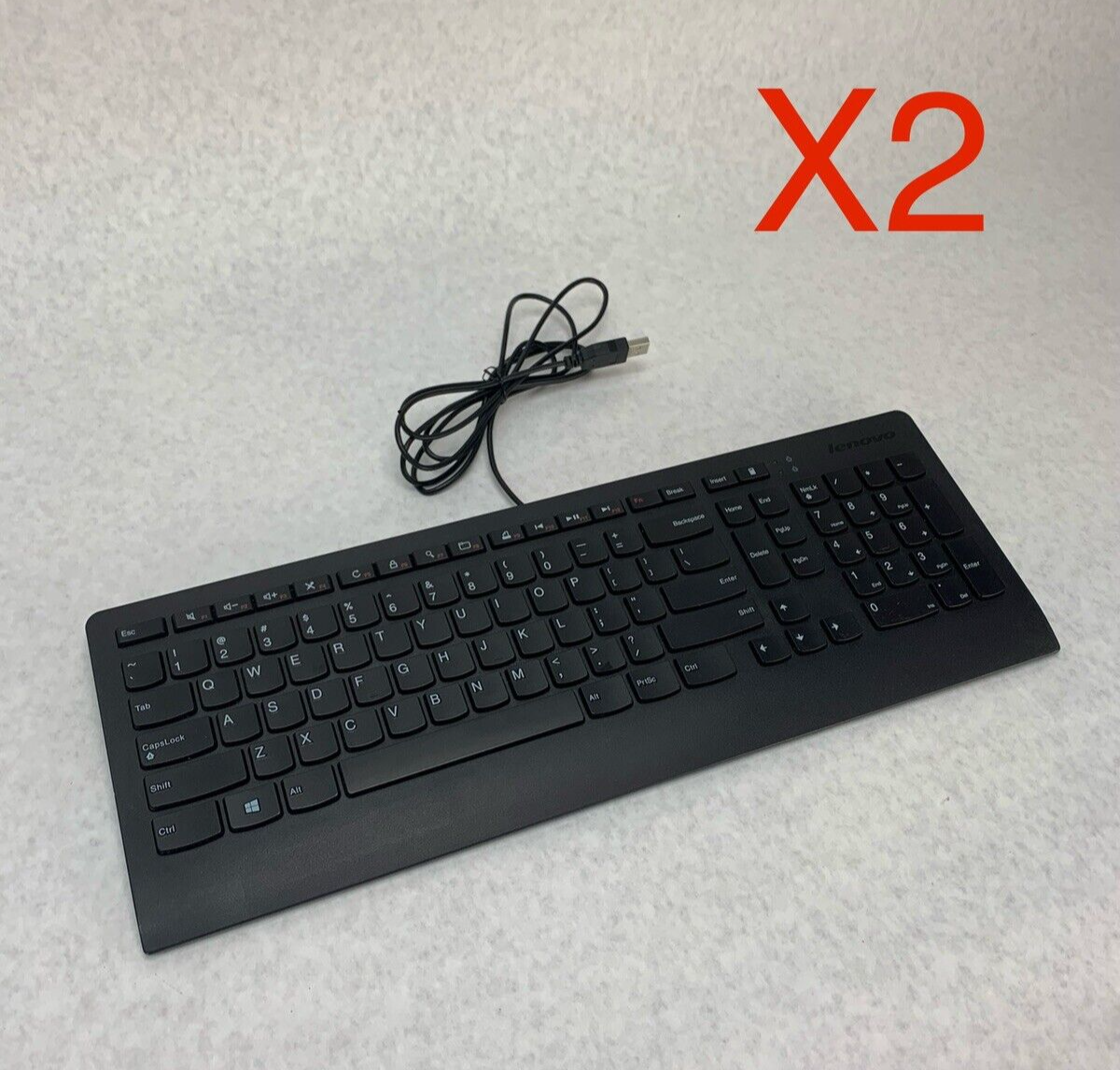 Lot of 2 Lenovo SK-8821 Keyboard SIL14-W18