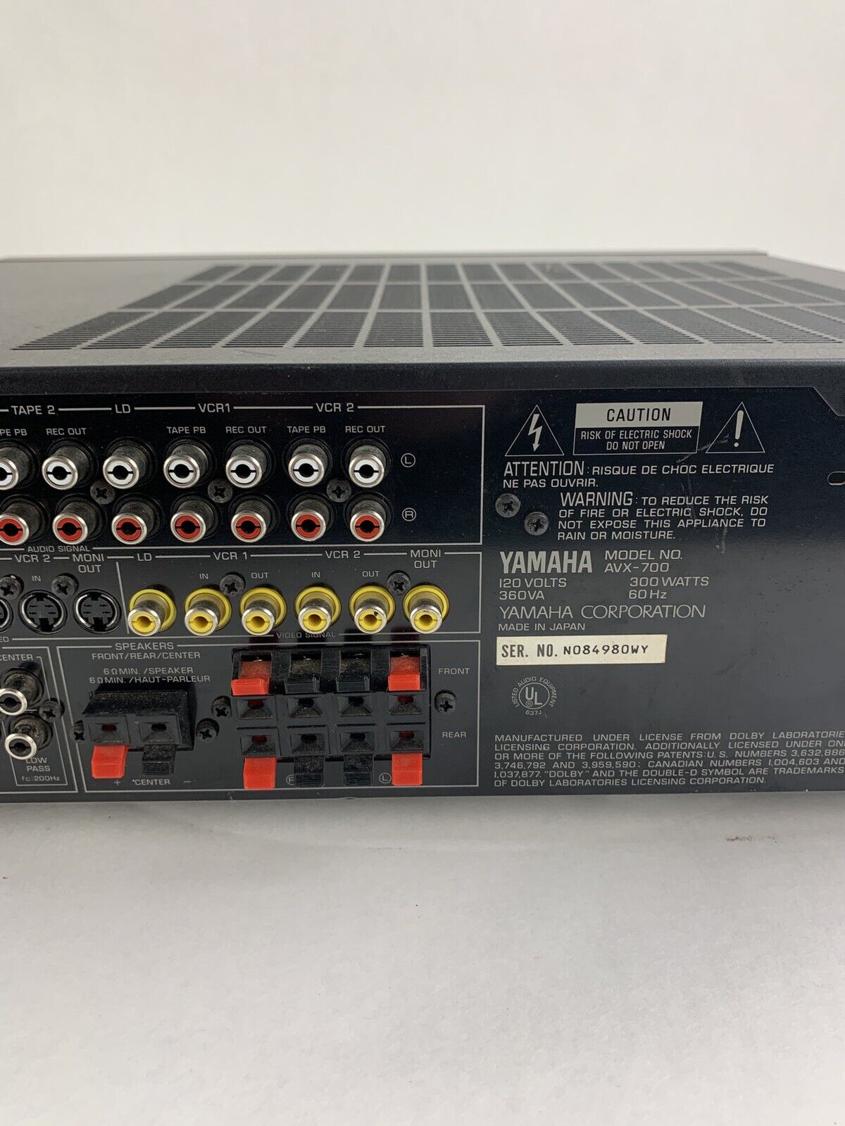 90's Yamaha AVX-700 Stereo Amplifier Jap shops