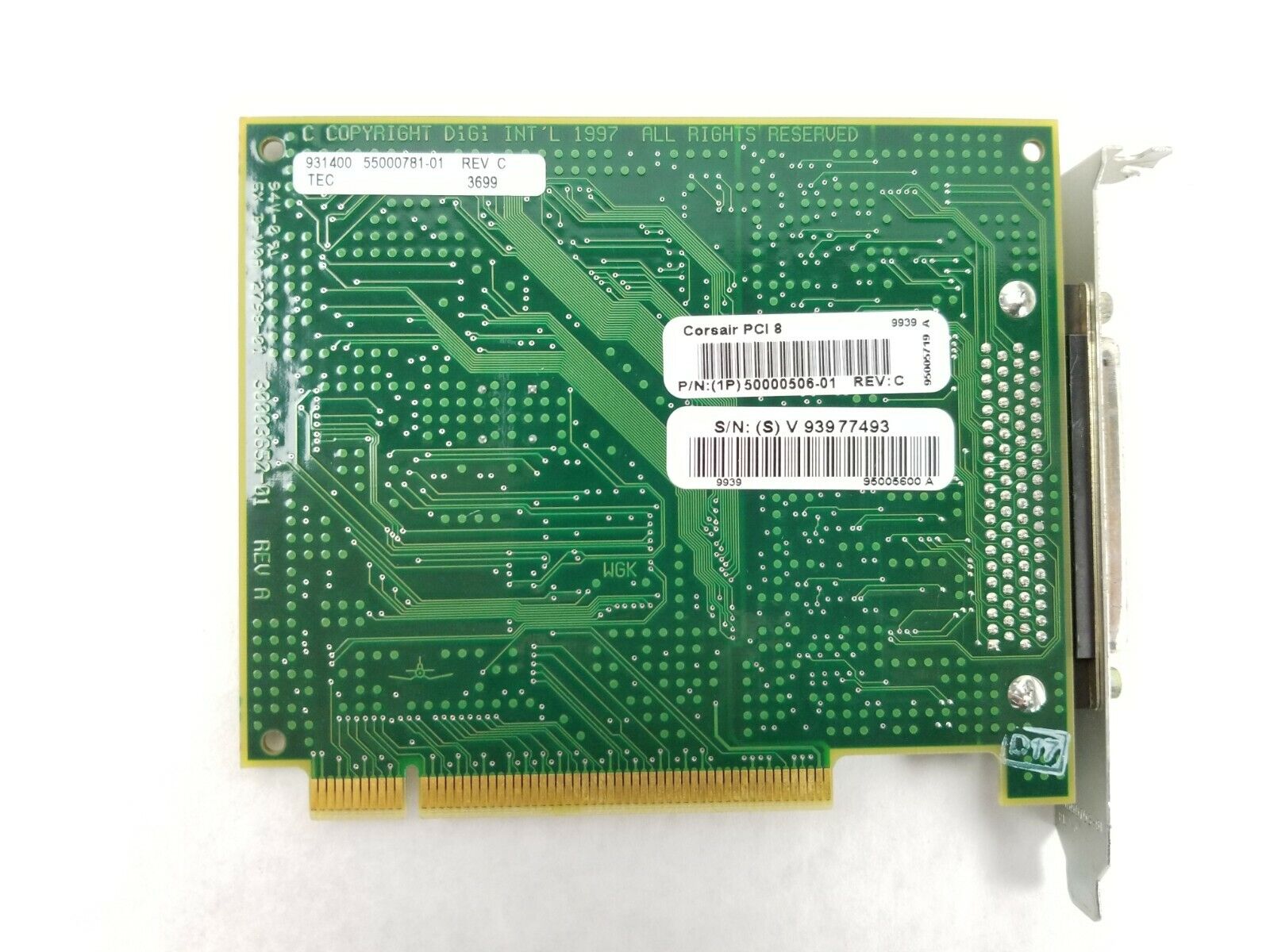 DIGI/CORSAIR 50000506-01 Serial Interface Adapter Card