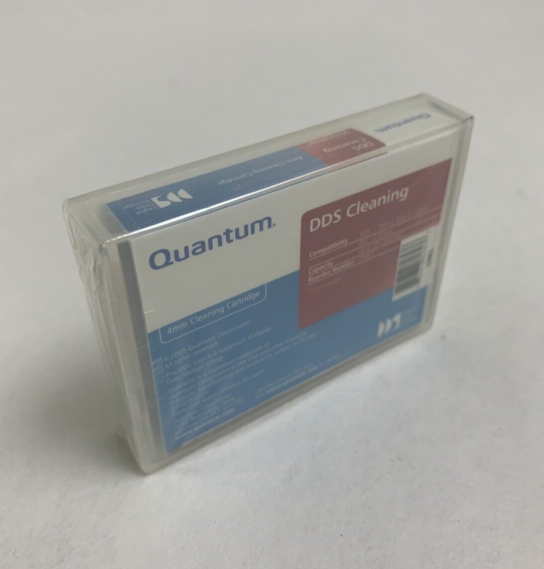 Quantum CDMCL DDS Cleaning Cartridge All DDS Drives 50 Cleanings 4MM New Sealed