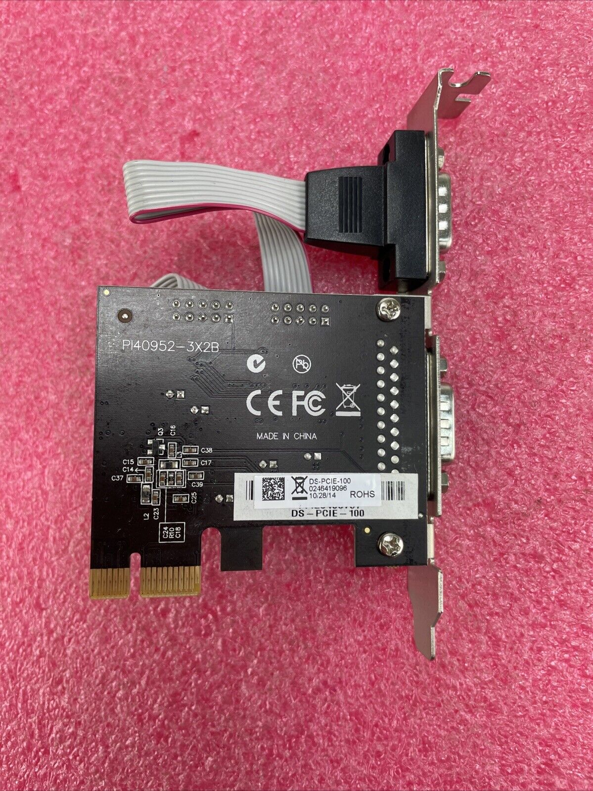 Manhattan Dual Serial PCIe Adapter PI40952-3X2B