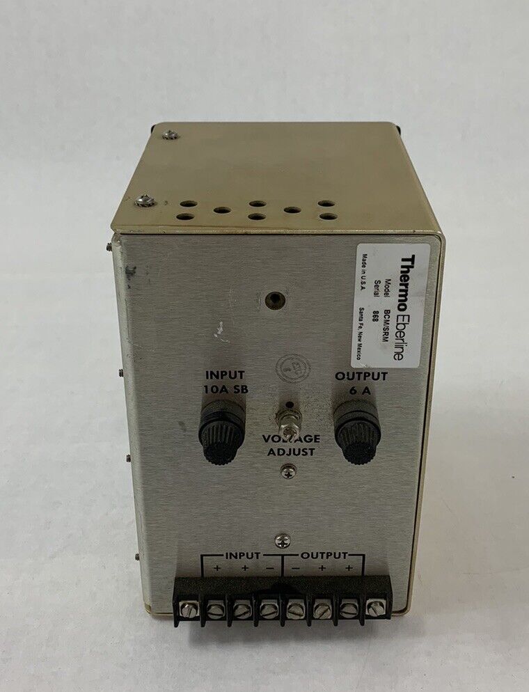 Thermo Eberline BCM/SRM Power Supply Electrical Battery