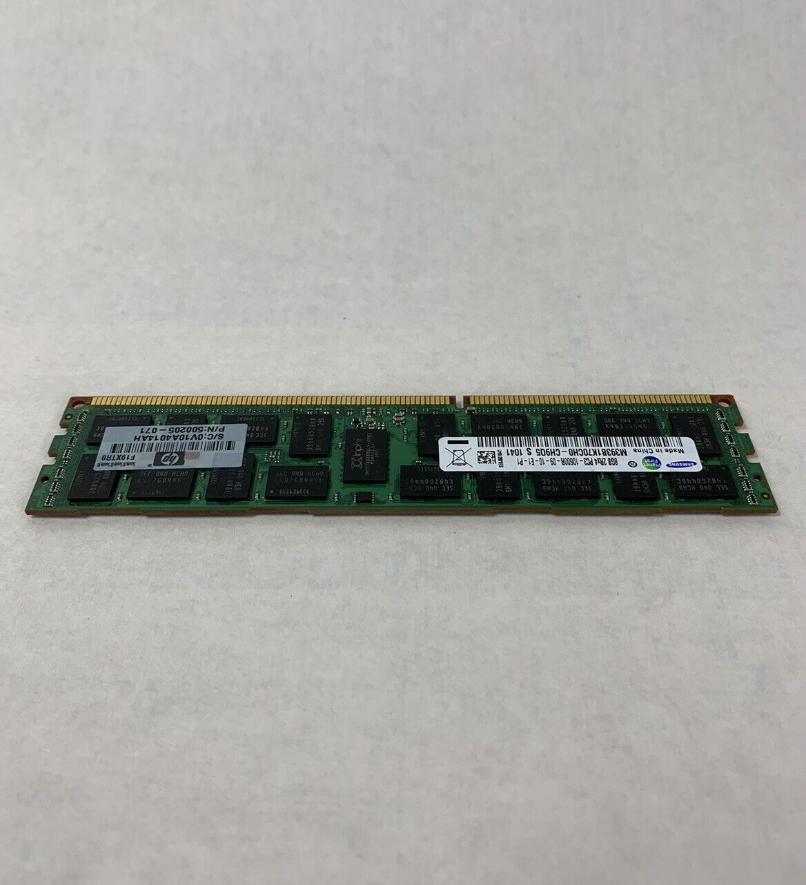 Samsung 32 GB Kit 8x8GB 2Rx4 PC3-10600R-09-10-E1-P1 Server Ram