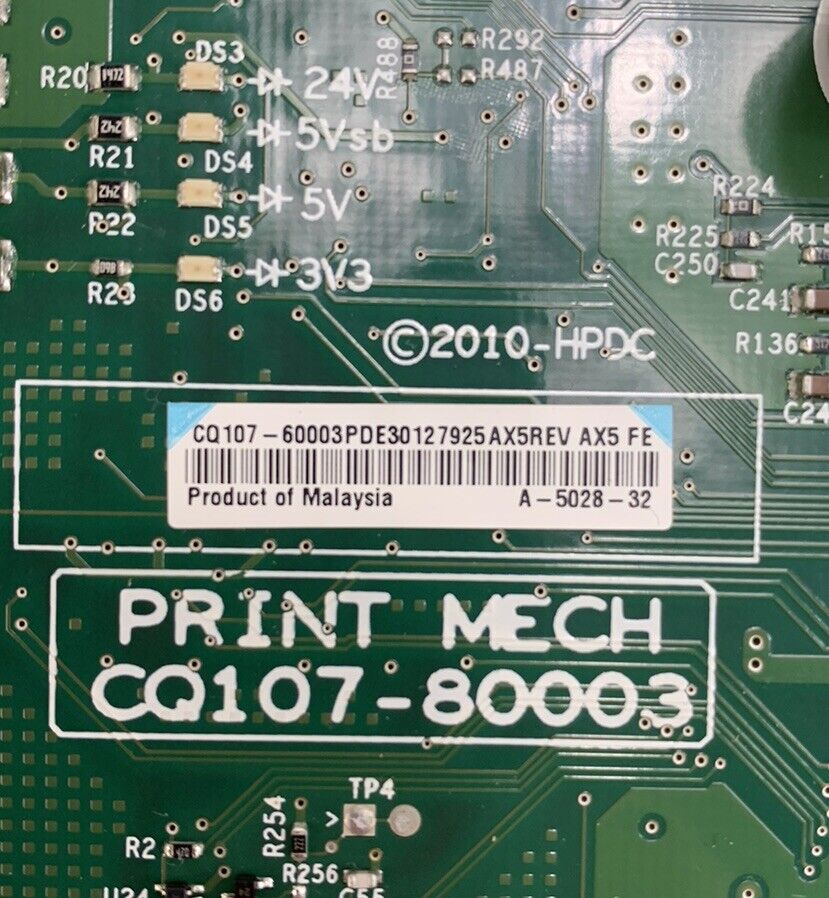 HP Designjet T7100 Mechanism Board CQ107-80003