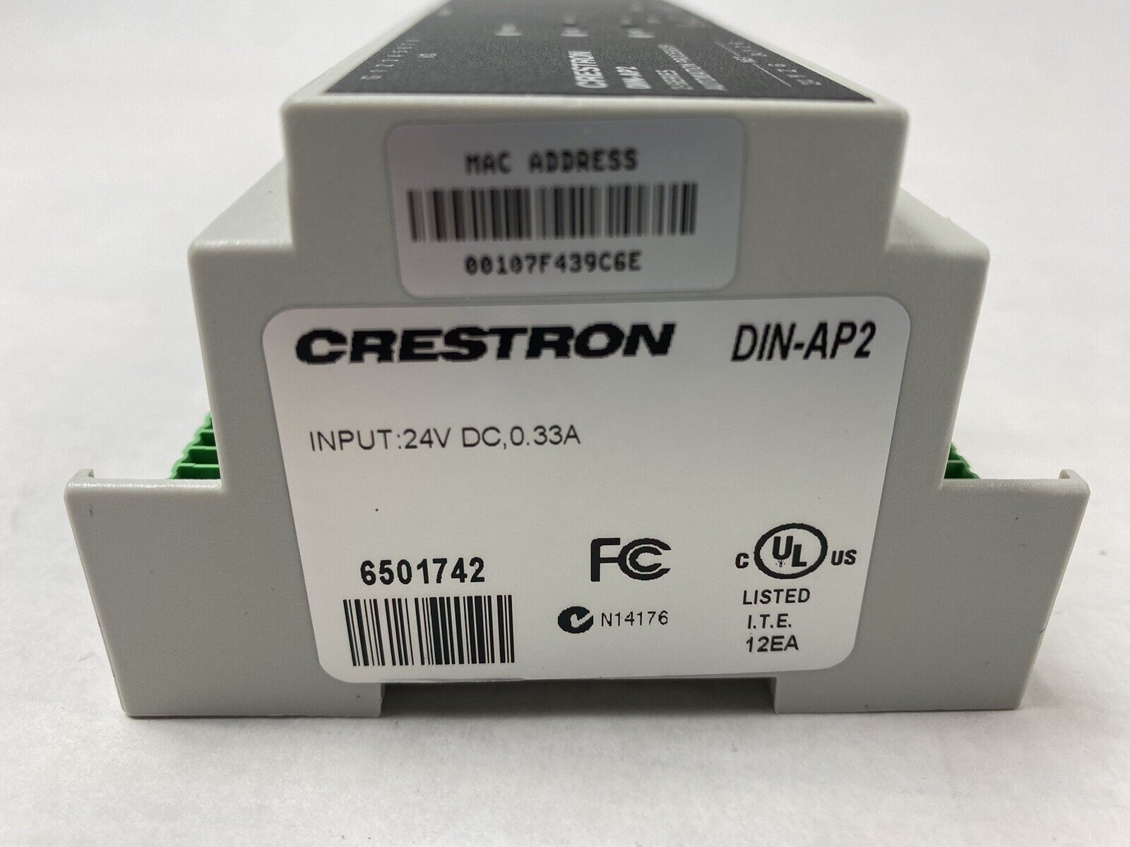 Crestron DIN-AP2 2-Series Automation Processor Untested No AC Adapter