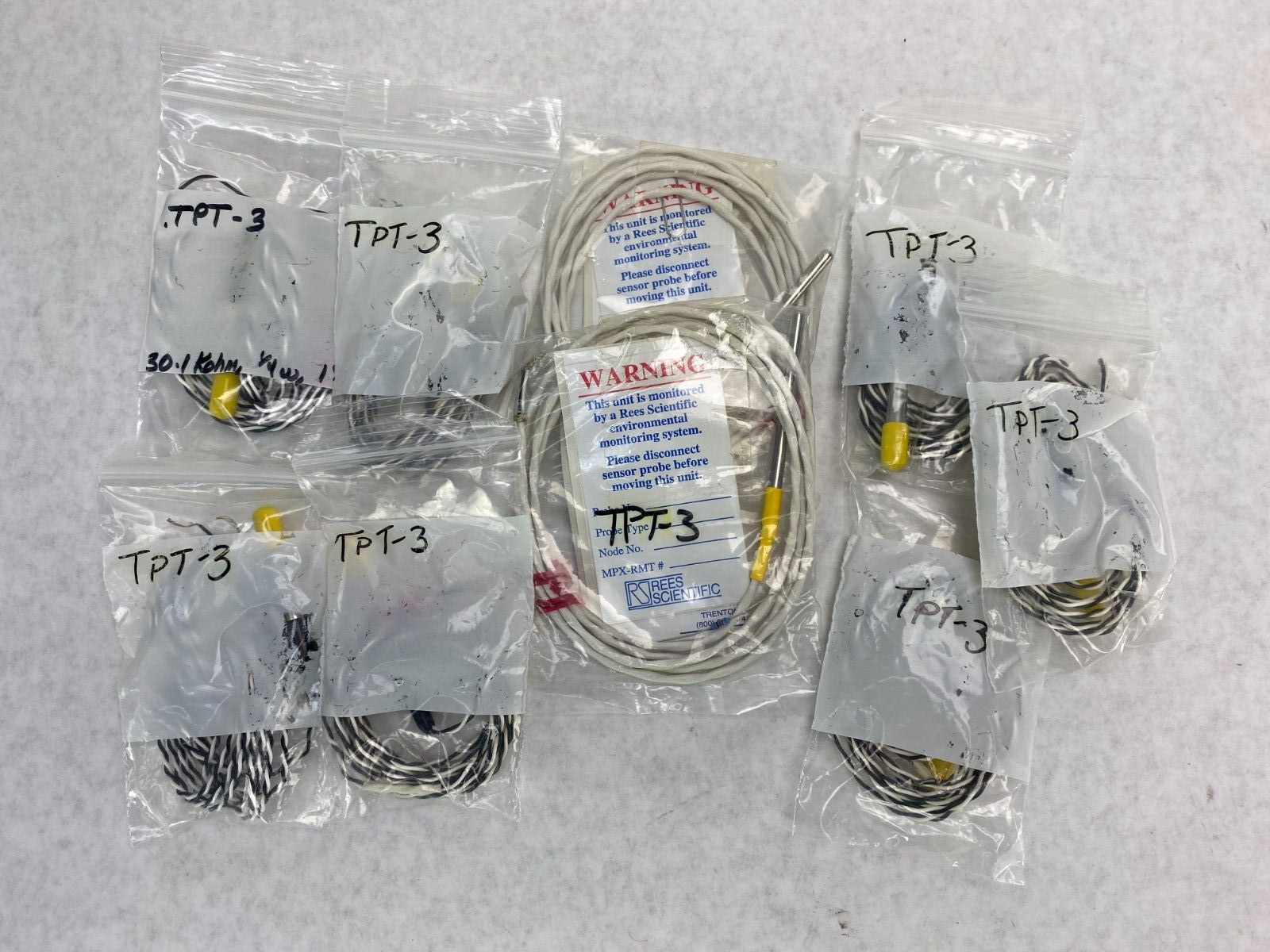 Rees Scientific TPT-3 Type 3 Temperature Probe Sensor Lot of 14