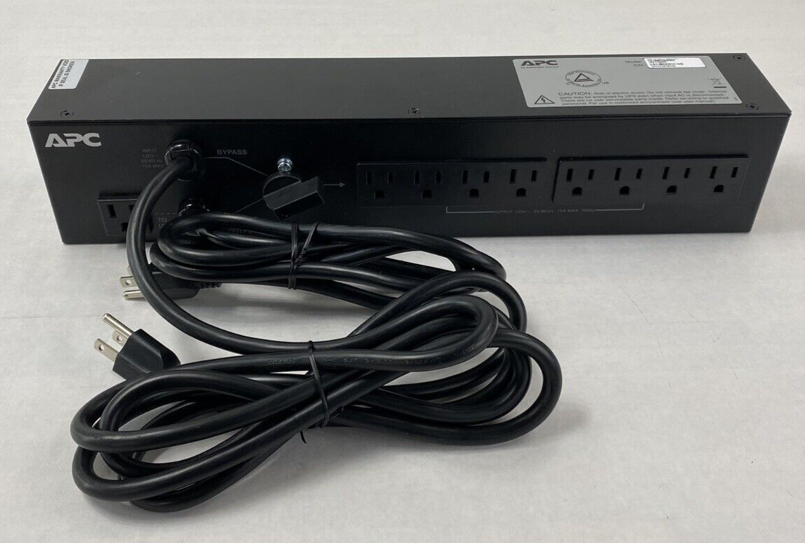 APC SBP1500RM Service Bypass PDU 120V 15AMP Tested