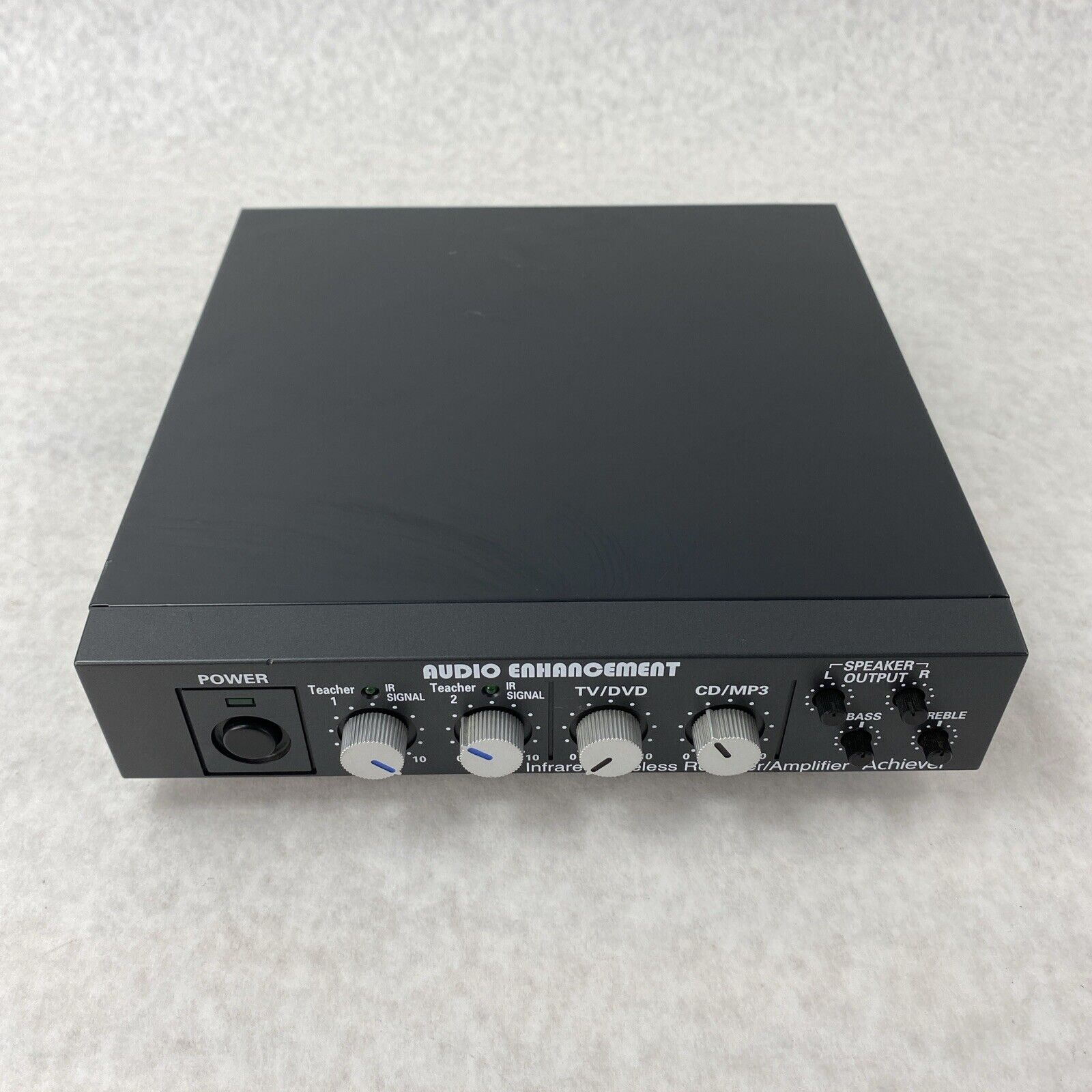 Audio Enhancement CAE-20W Infrared Wireless Receiver Amplifier Achiever - Tested