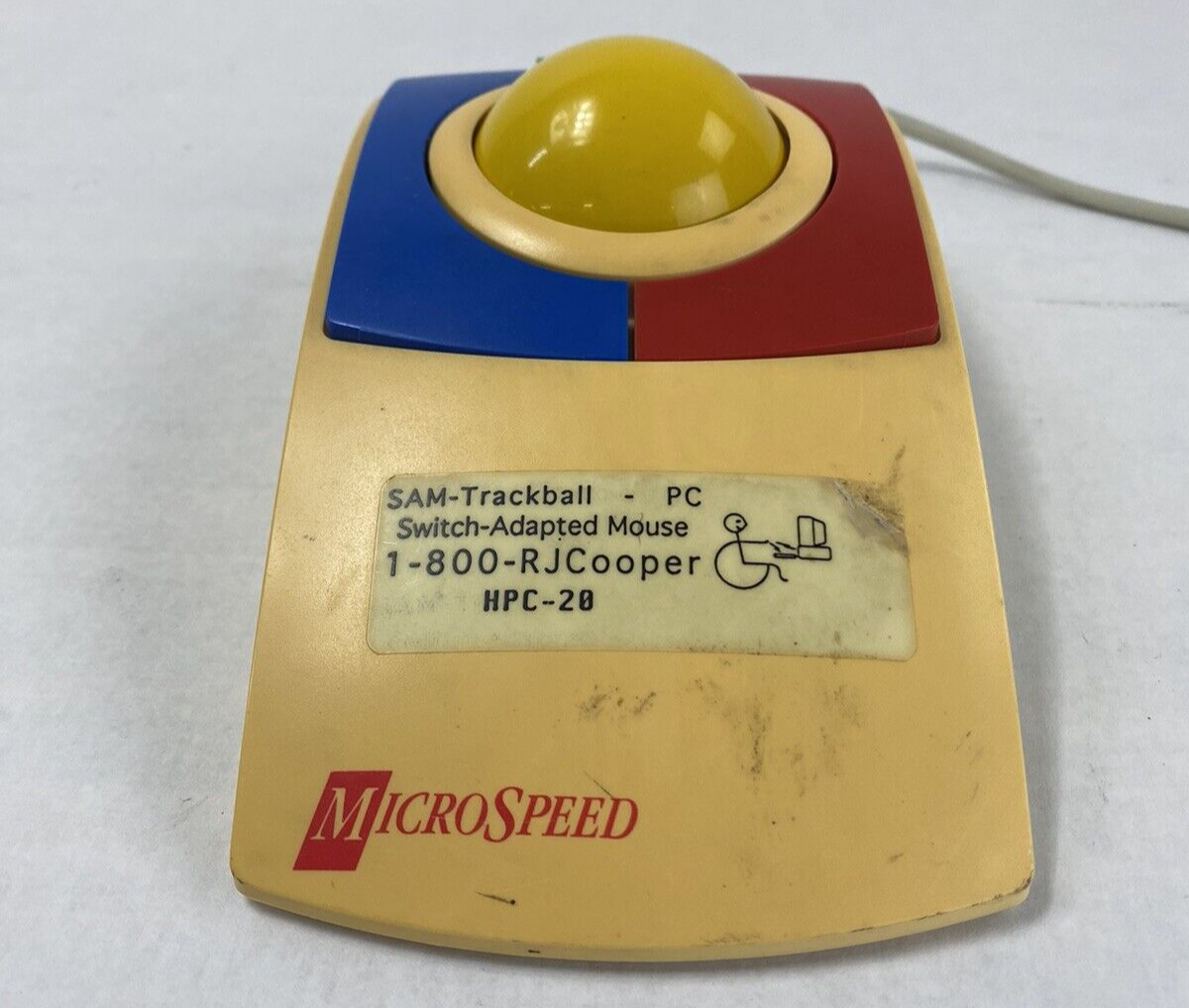 Vintage MicroSpeed Kid Trac PD-280S Trackball Mouse Tested