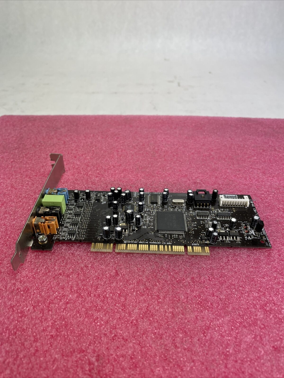 Creative Labs Sound Blaster SB0410 PCI Audio Card